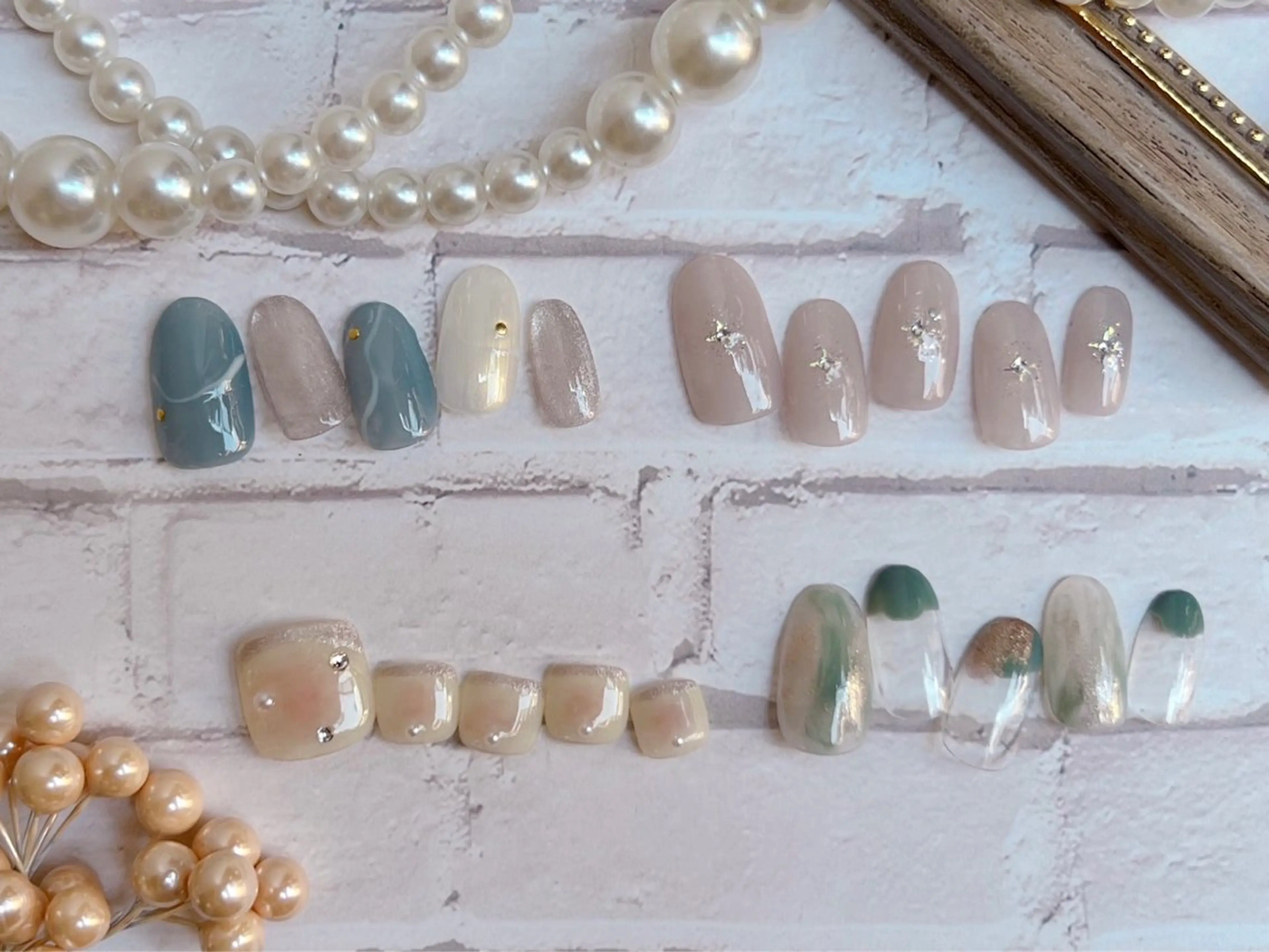 ネイル ネイルPetit Ribbonのネイルデザイン