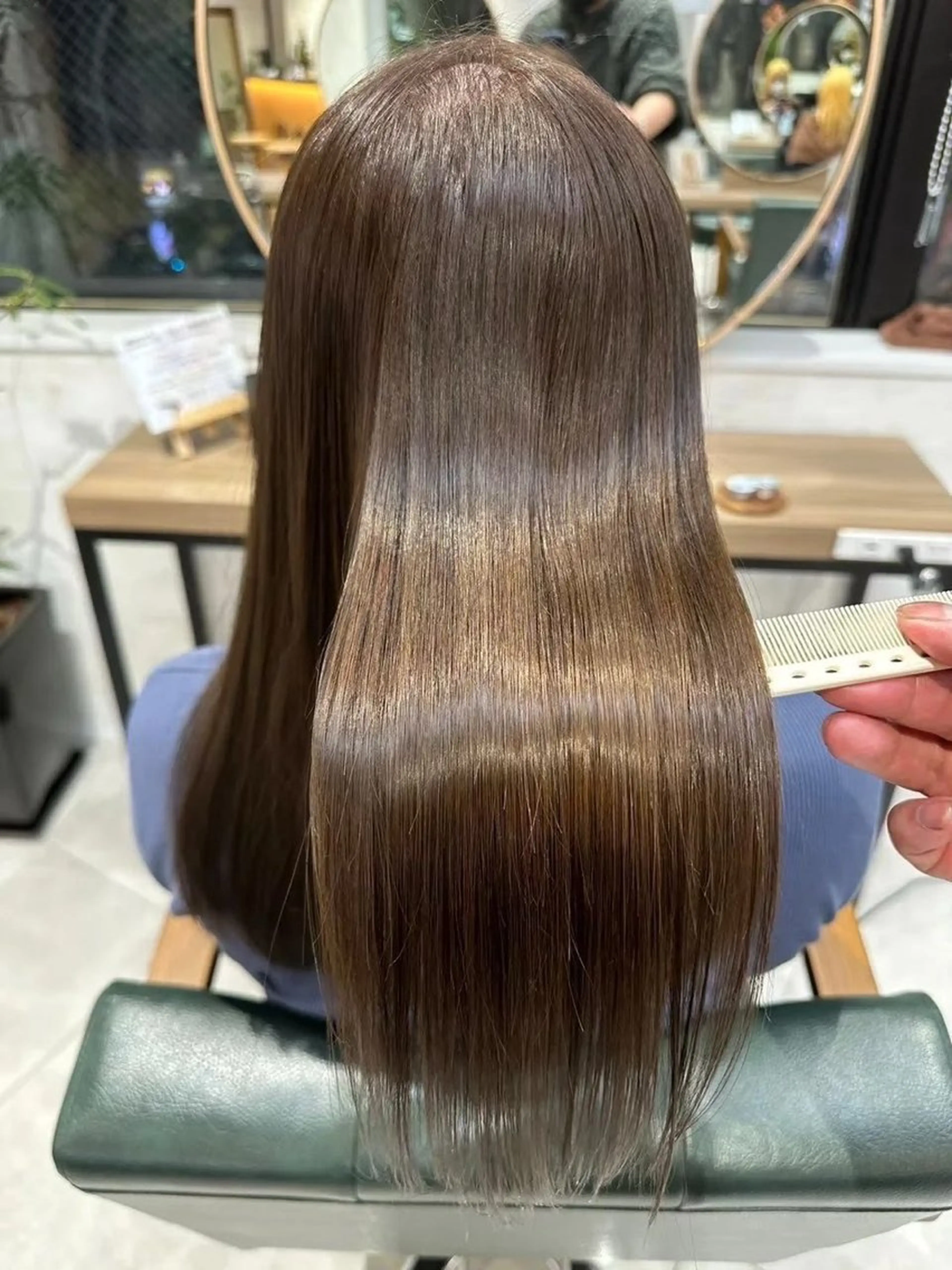 ロング 縮毛矯正 トリートメント 💠髪質改善/艶髪 平松世麗💠のヘアスタイル