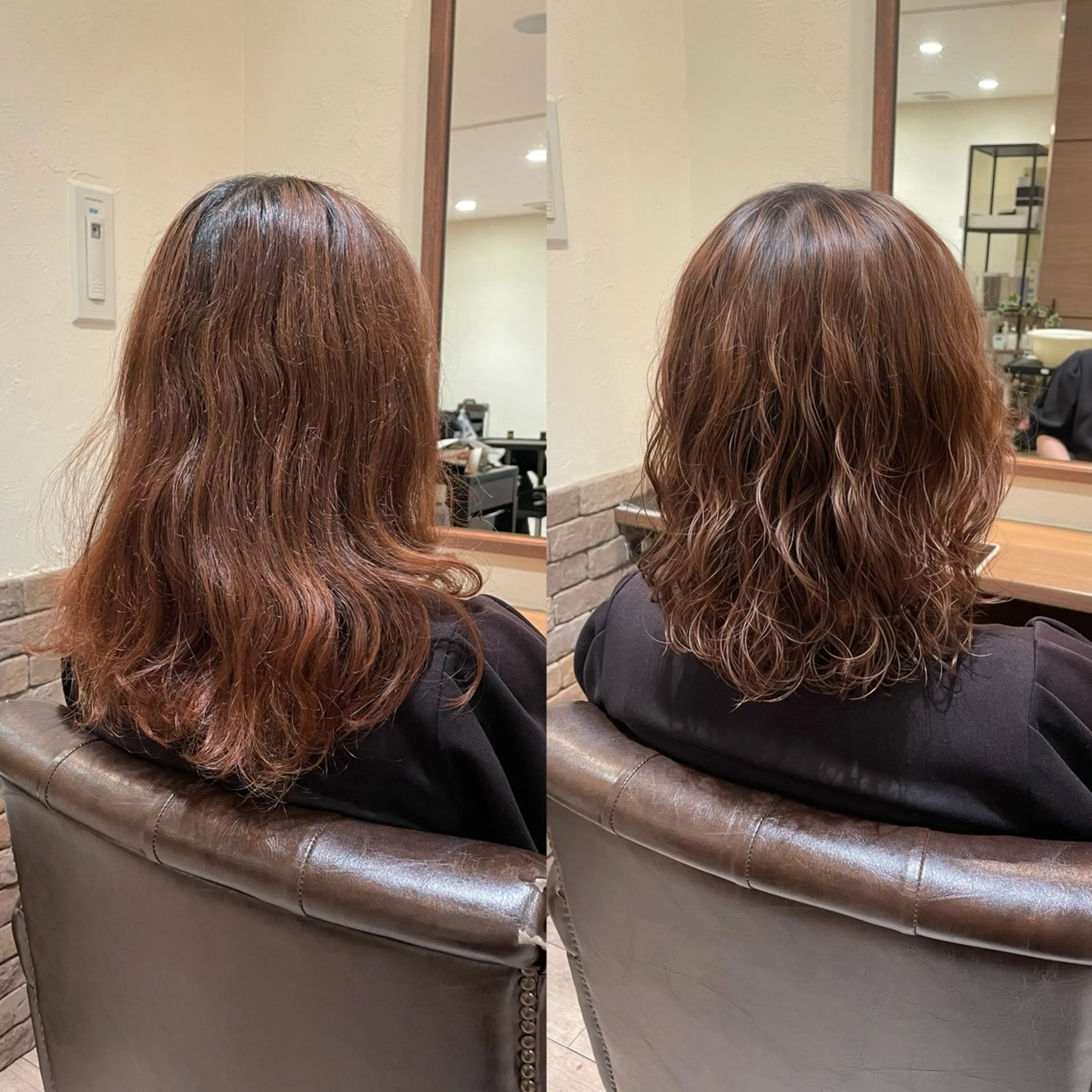 ミディアム パーマ ミディアムパーマ カット パーマ 太田陽葉里/ パーマモデル募集中のヘアスタイル