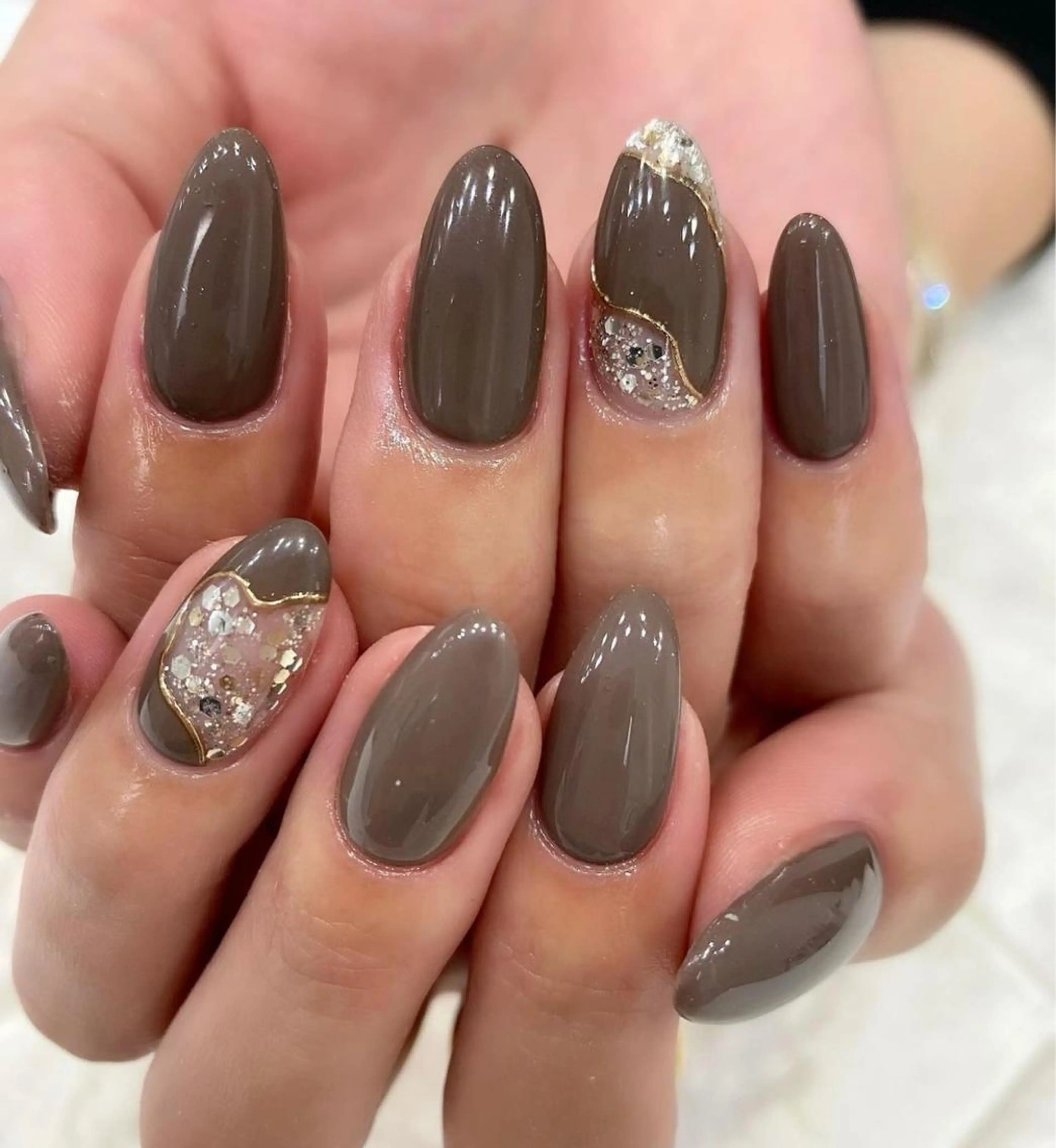 ネイル アートネイル シンプルネイル Moana Nail 長さだし専門店のネイルデザイン