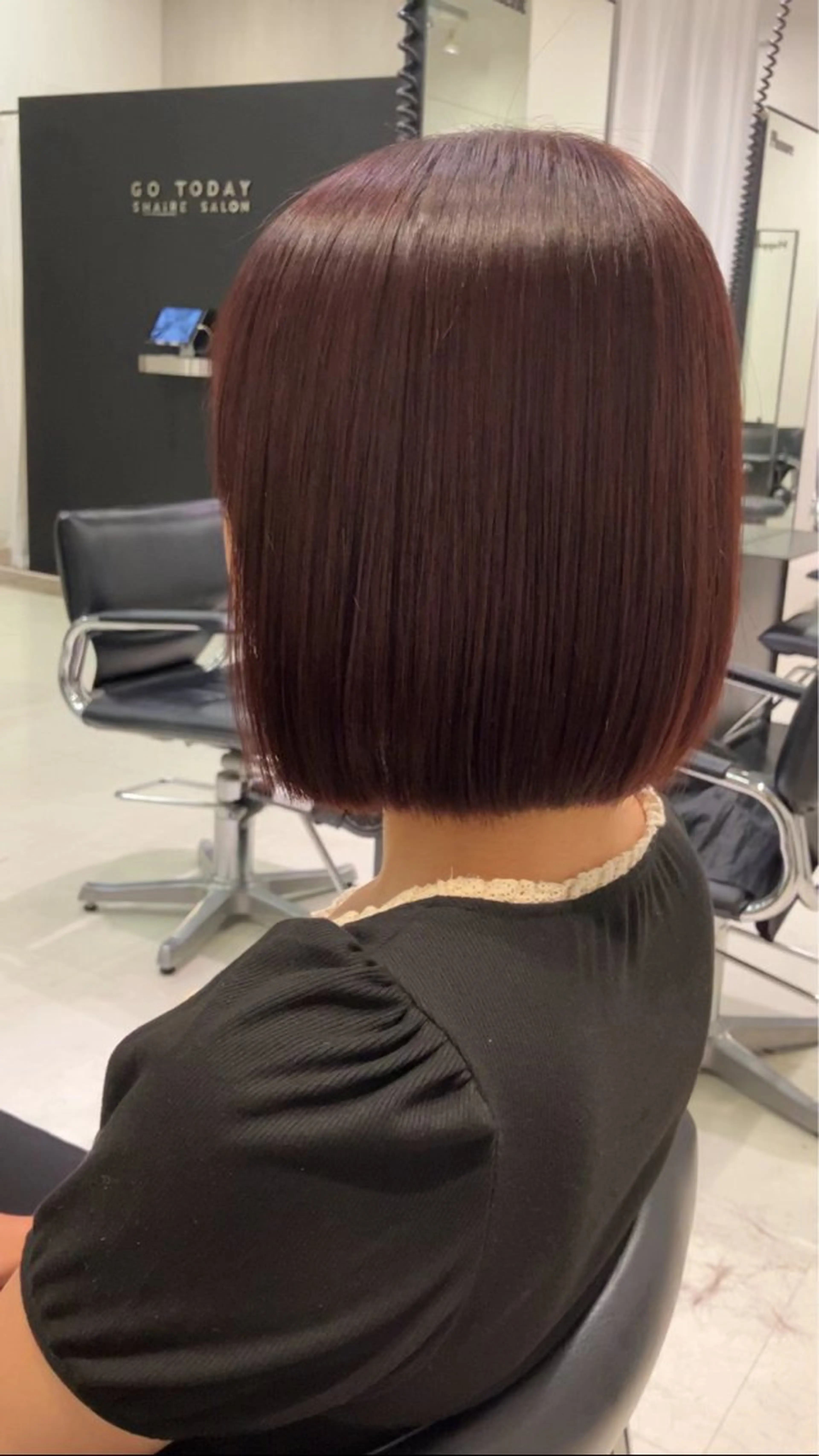 ショート カラー カット ヘアカラー トリートメント GO TODAY SHAIRE SALON原宿vita店舗所属・🩷完全マンツーマン 💖ASAHIのヘアスタイル