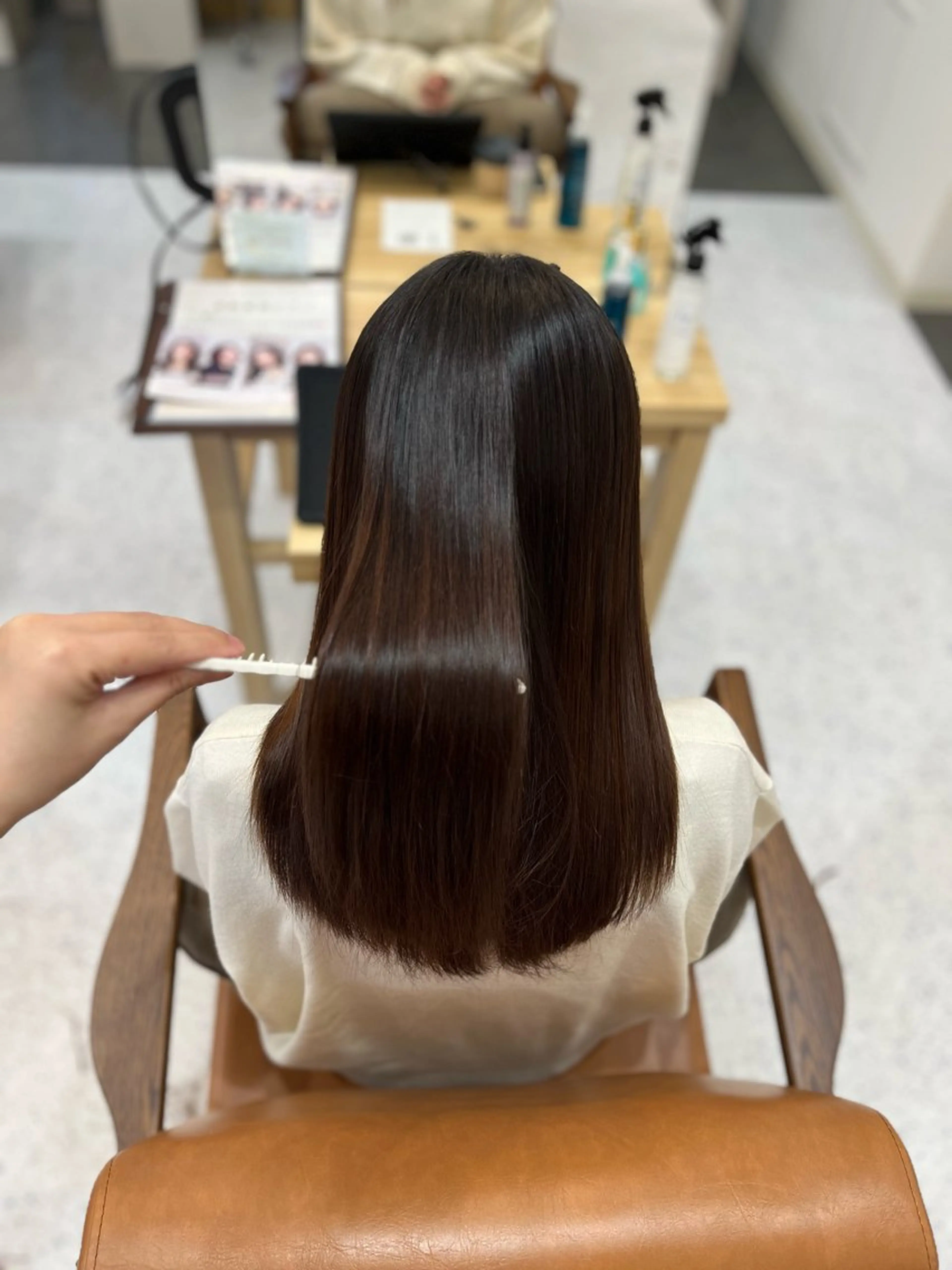 ロング カラー MIZUKI🫧ྀི 韓国ヘアAFLOATのヘアスタイル