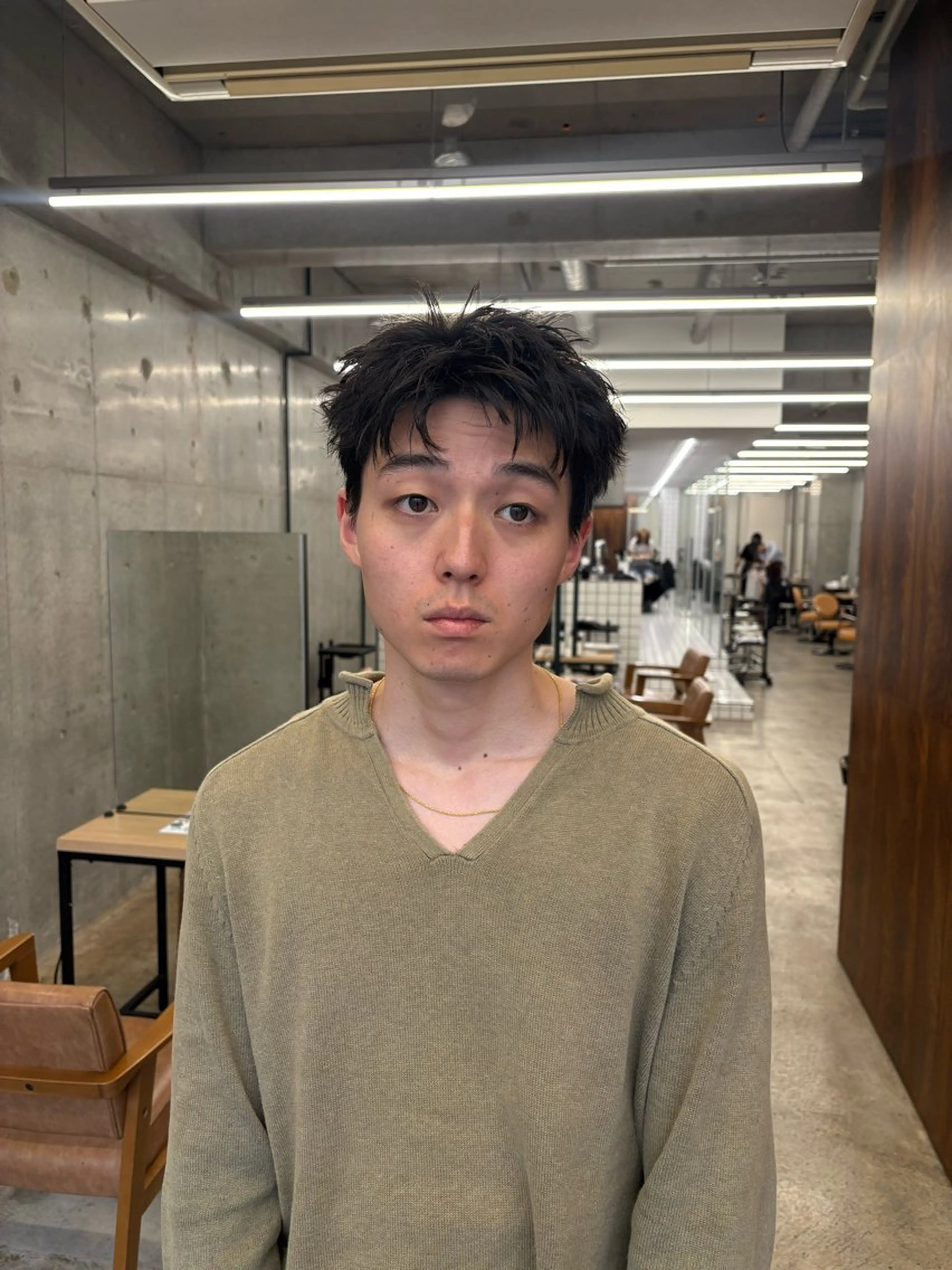ショート メンズ 《メンズ支持NO.1 ×艶ブラウン》ソウタのヘアスタイル
