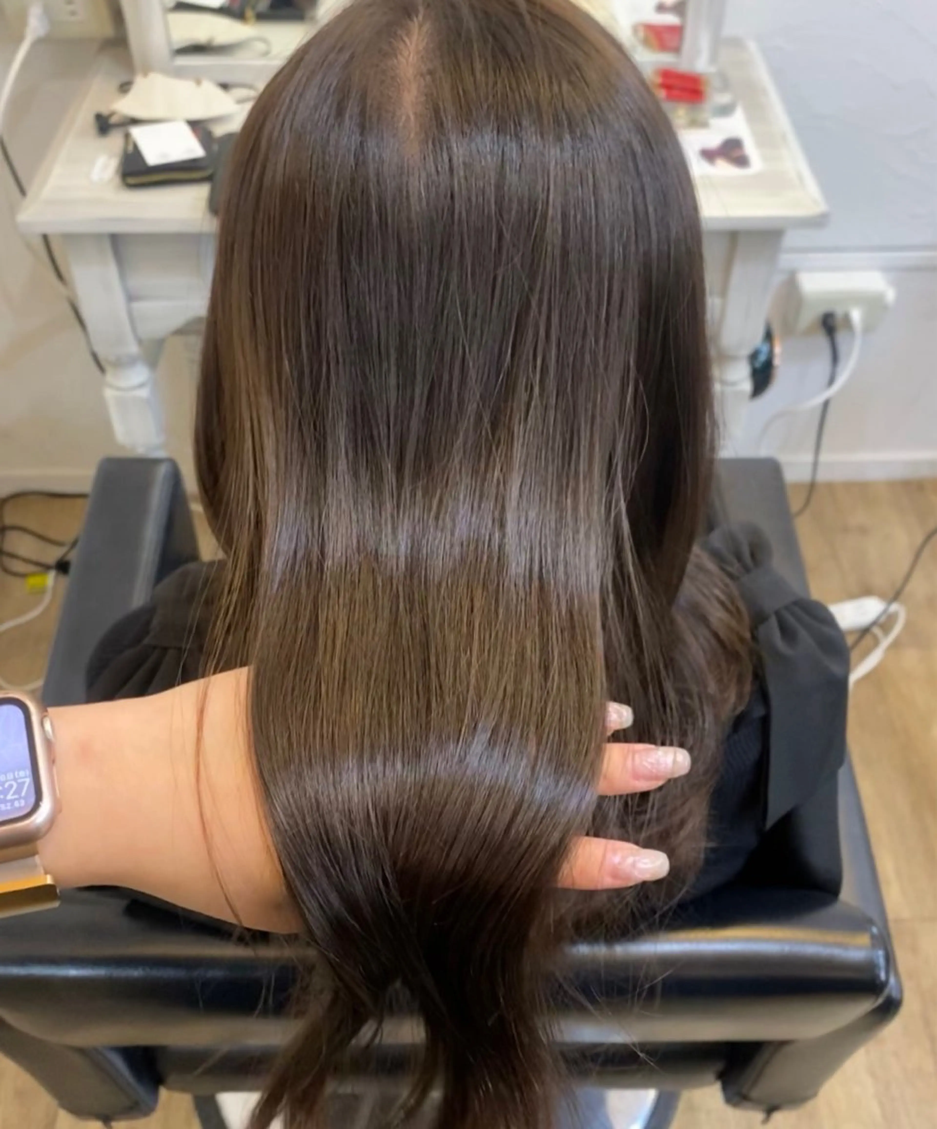 ミディアム カラー ベージュカラー ブラウンカラー 透明感カラー カット ヘアカラー みやび🫧髪質改善 🫧透明感カラー🫧のヘアスタイル