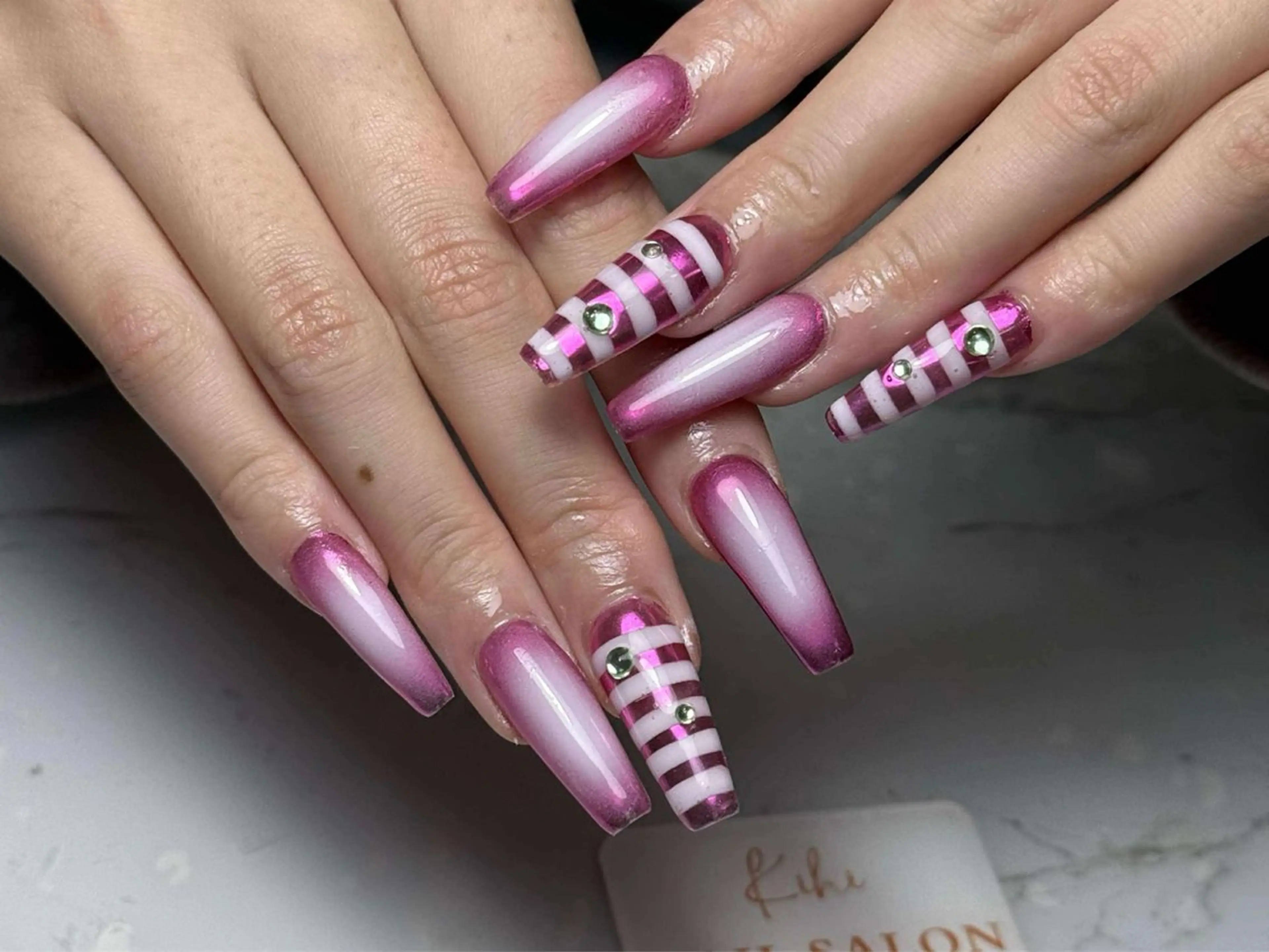 ネイル アートネイル フレンチネイル ジェルネイル グラデーション 韓国ネイル ハンドネイル ハンドケア Nail Salon Kihi さくらのネイルデザイン