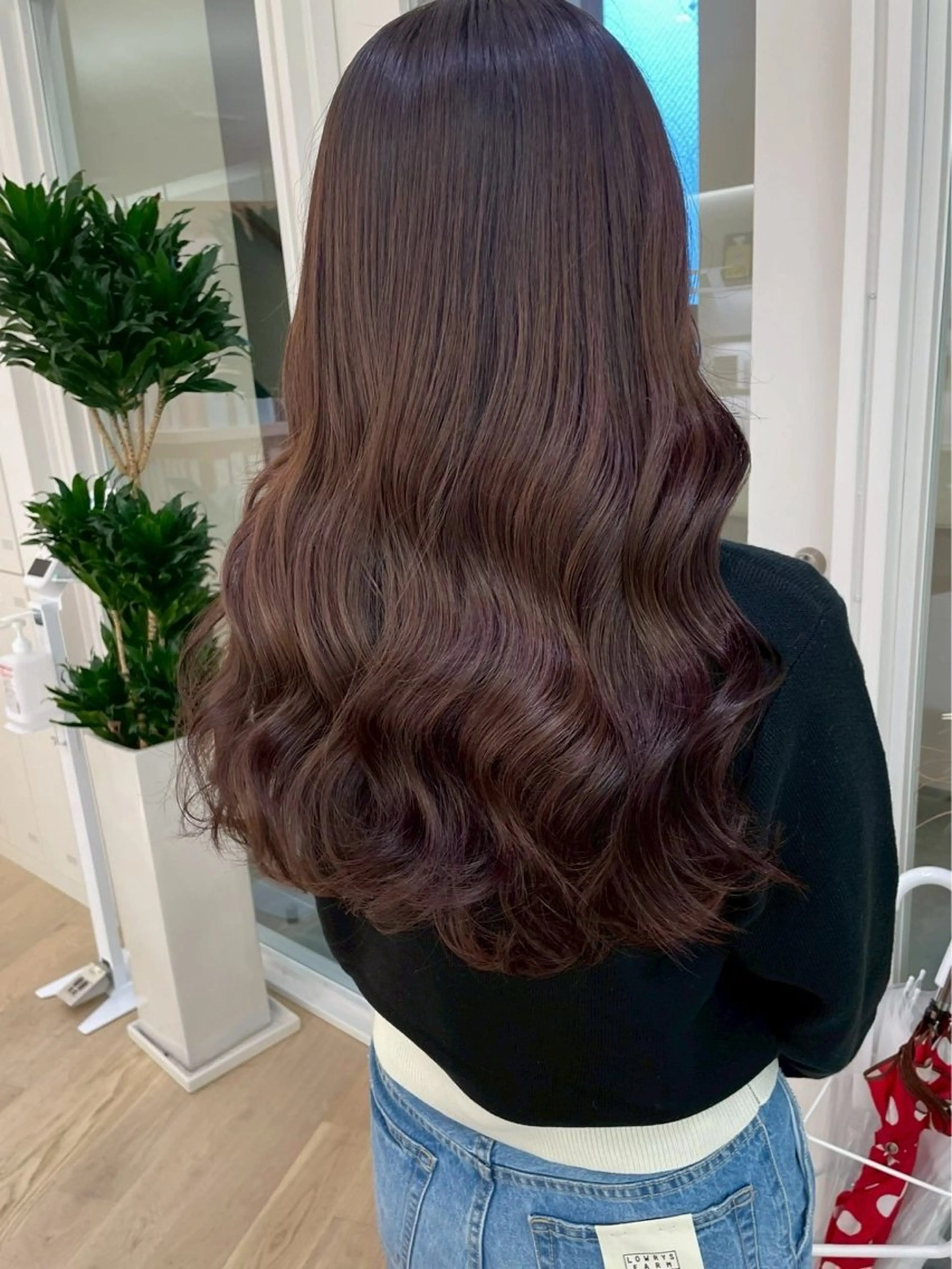 ロング カラー カット ヘアカラー ParveMix🎀 稲垣詞葉のヘアスタイル