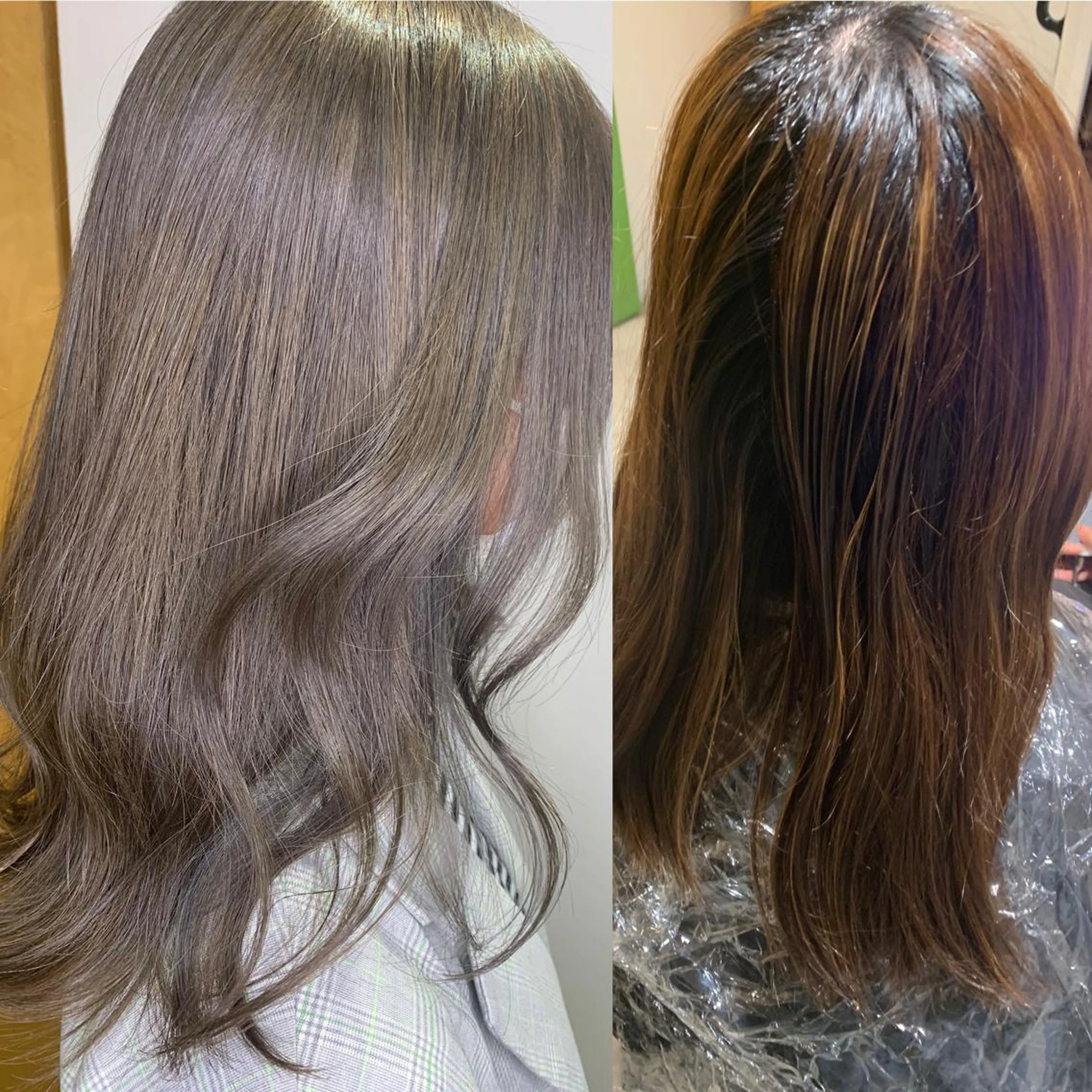 セミロング カラー パーマ ヘアアレンジ 髪質改善/縮毛/新宿 🫧SUZUKA🫧のヘアスタイル