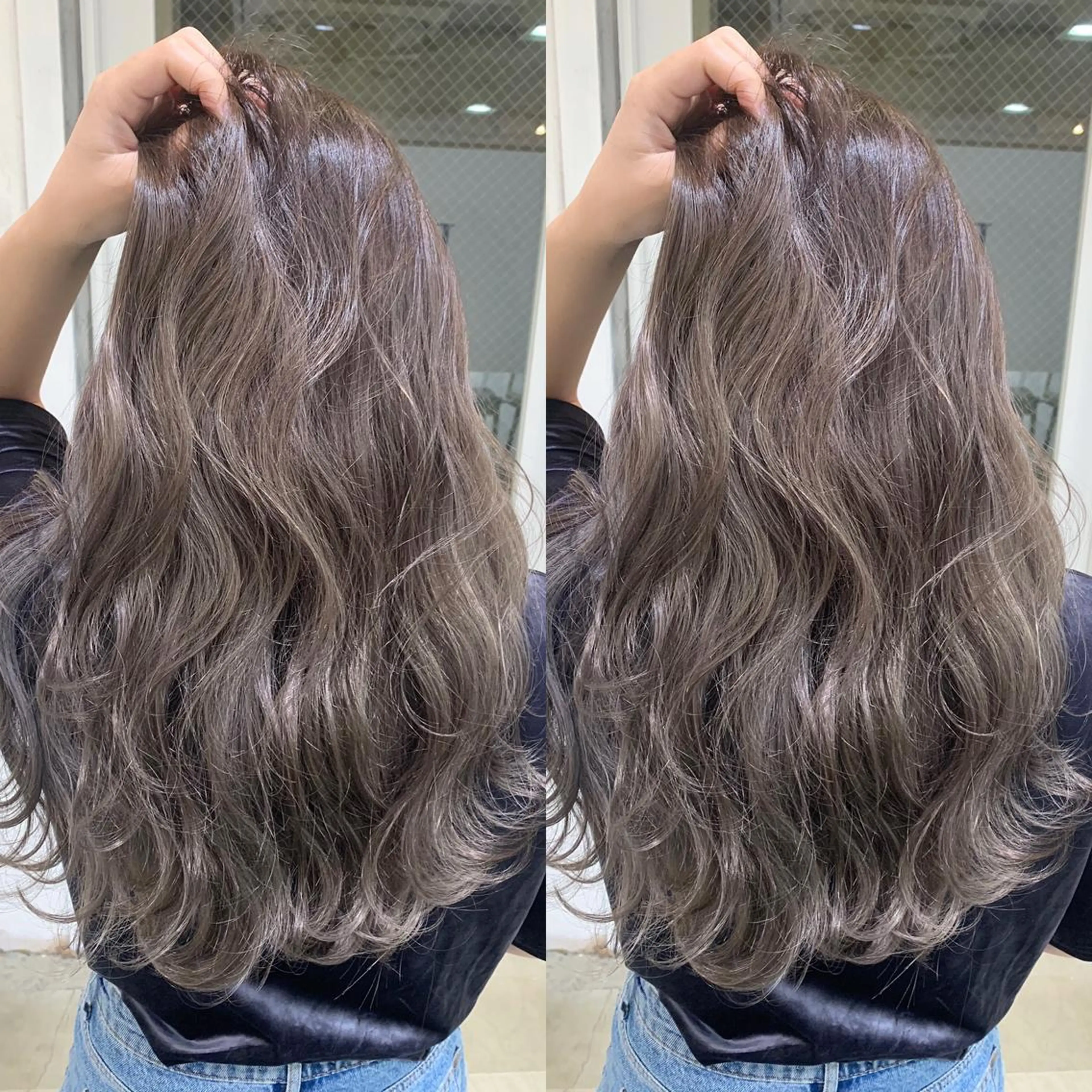 ロング カラー ヘアアレンジ ヘアカラー トリートメント BANK'S hair所属・💐ケラチン 髪質改善寺坂雄飛💐のヘアスタイル