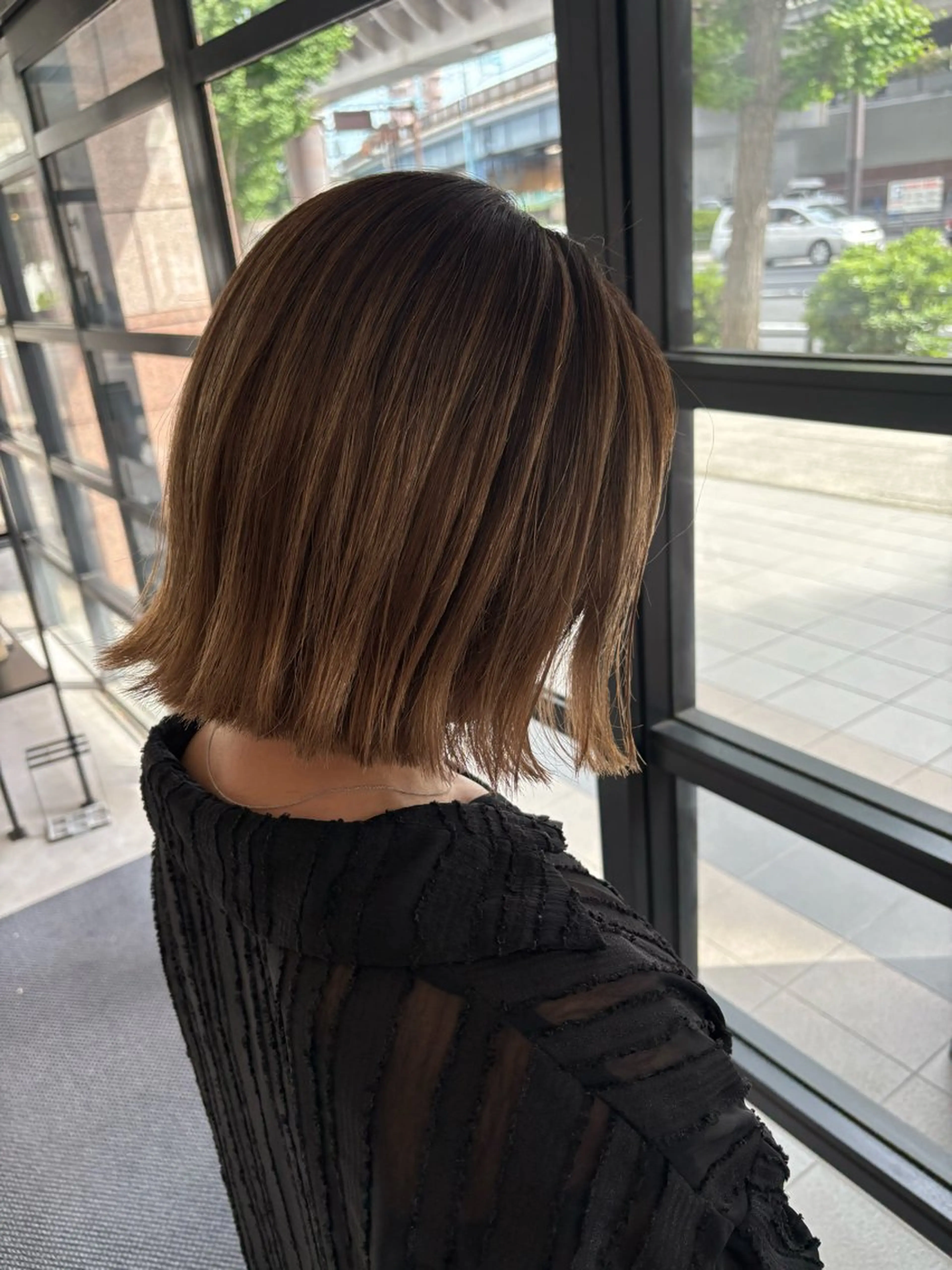 ミディアム カラー ベージュカラー Cos&Co. BeautySalon所属・🌟横浜美容室🌟 土岐聖のヘアスタイル
