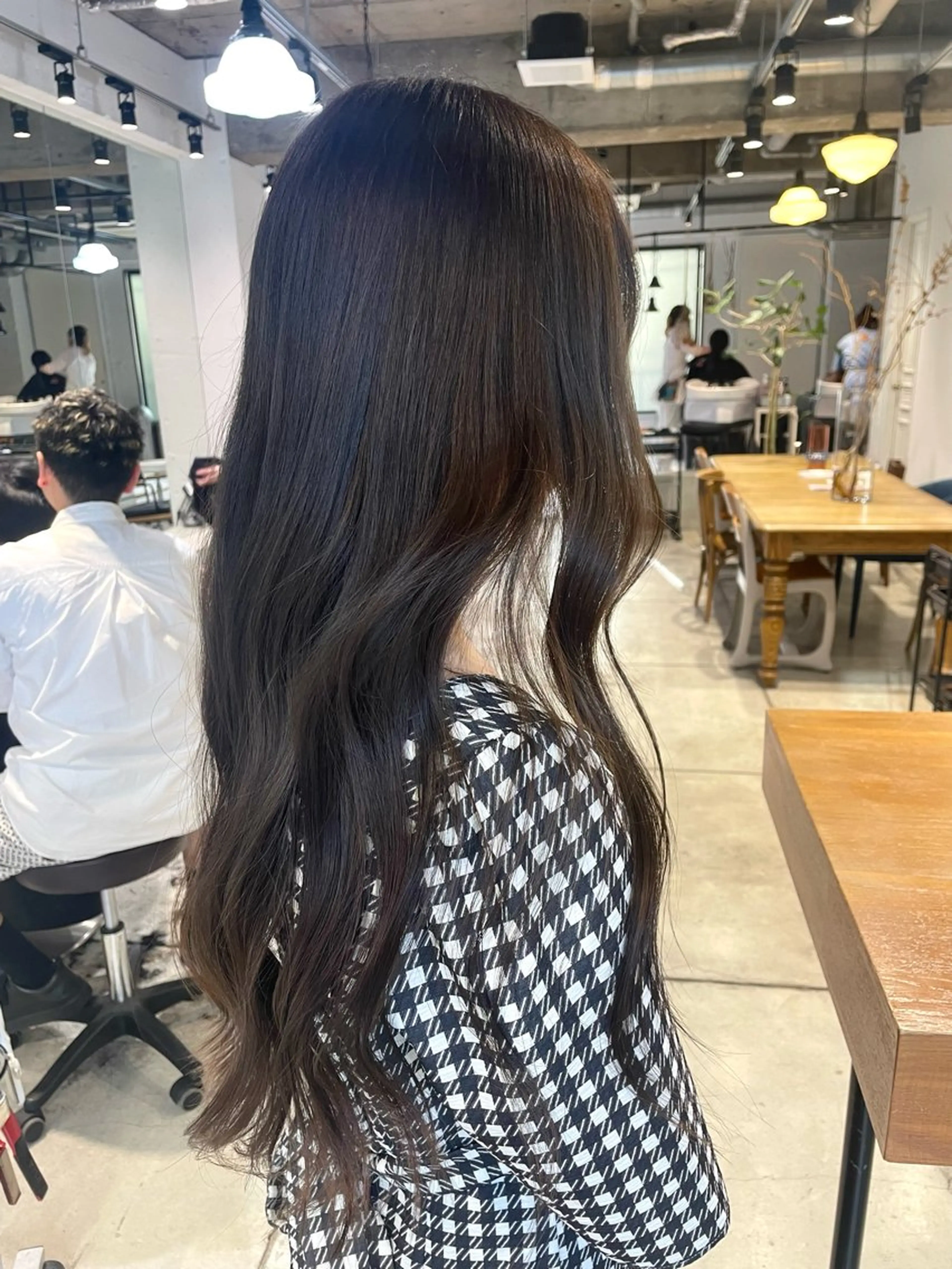 ロング カラー グレージュ ユウナ🎀レイヤー/ 暖色カラーのヘアスタイル