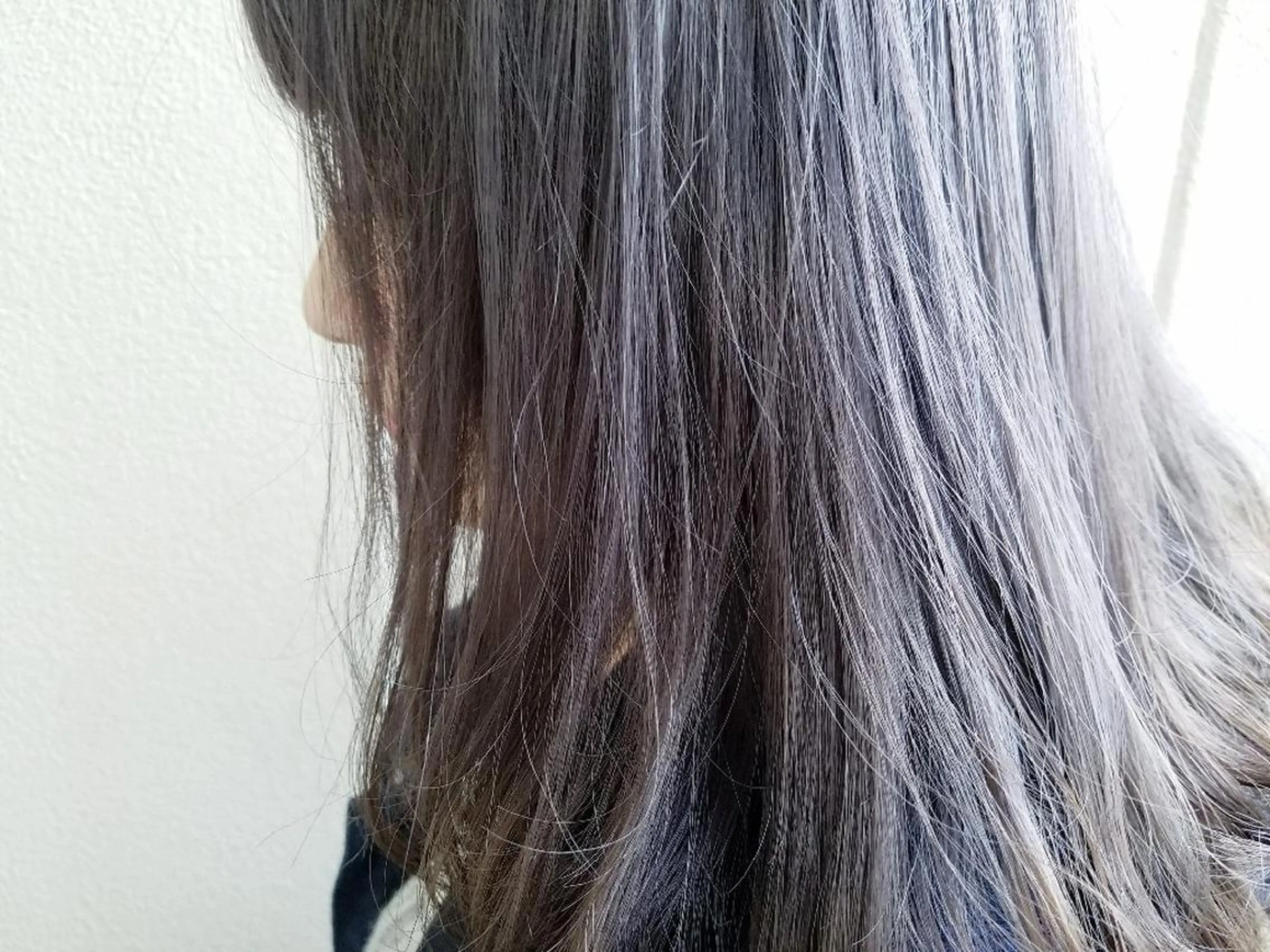 ミディアム カラー グレージュ ウルフ、ボブ美容師 今井のヘアスタイル
