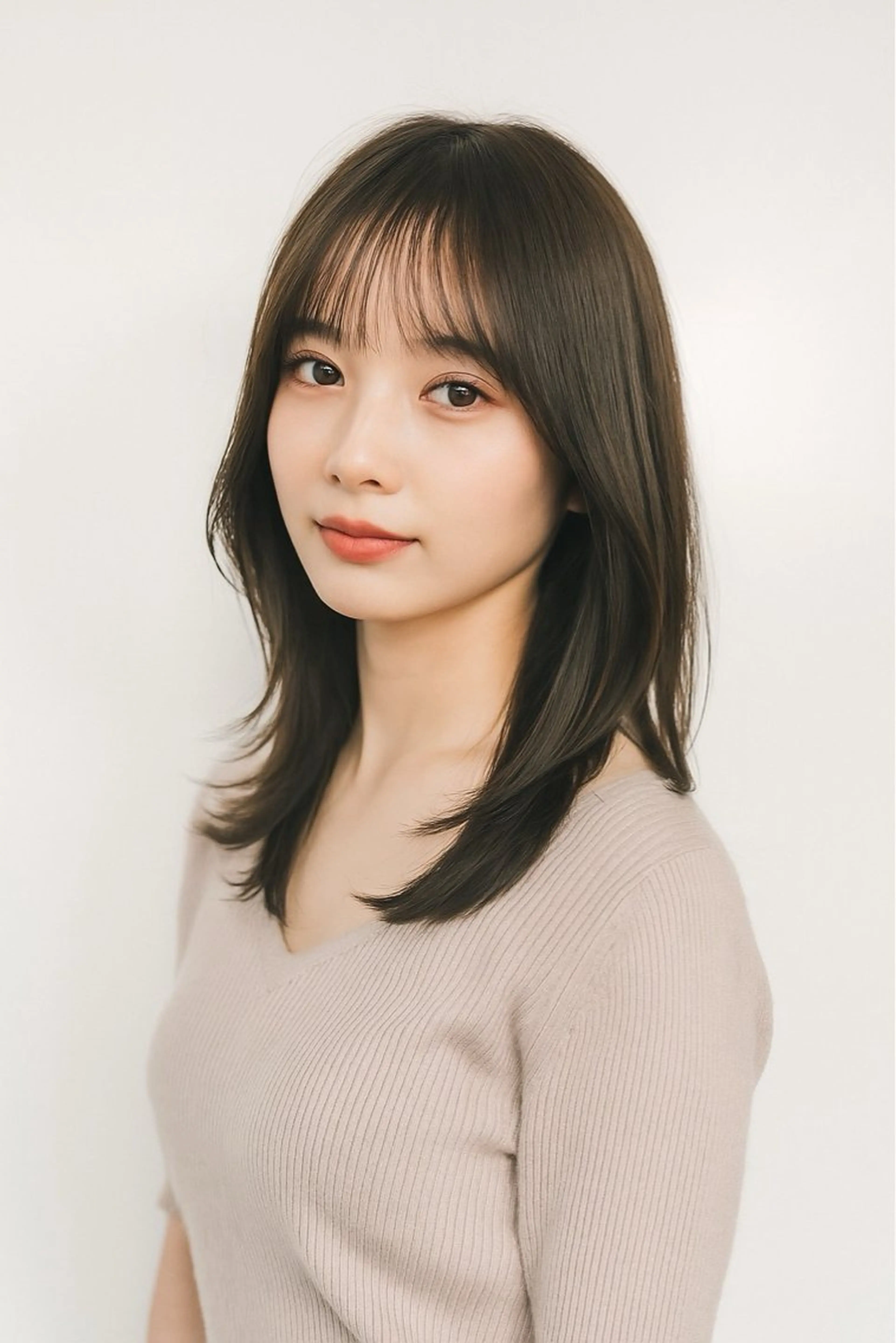 セミロング カラー Gain池下 レディースのヘアスタイル