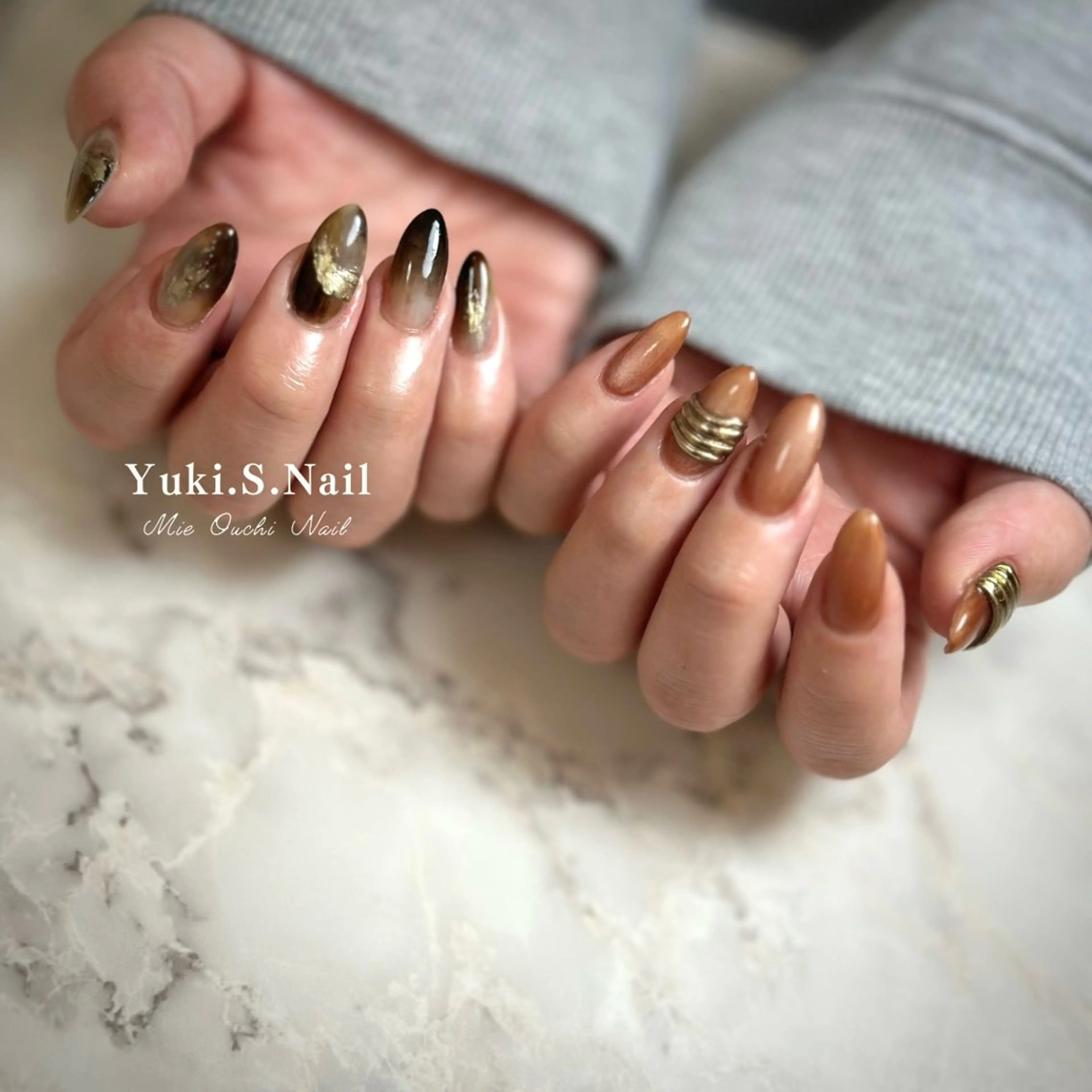 ロング ハンドネイル Yuki S.Nailのネイルデザイン