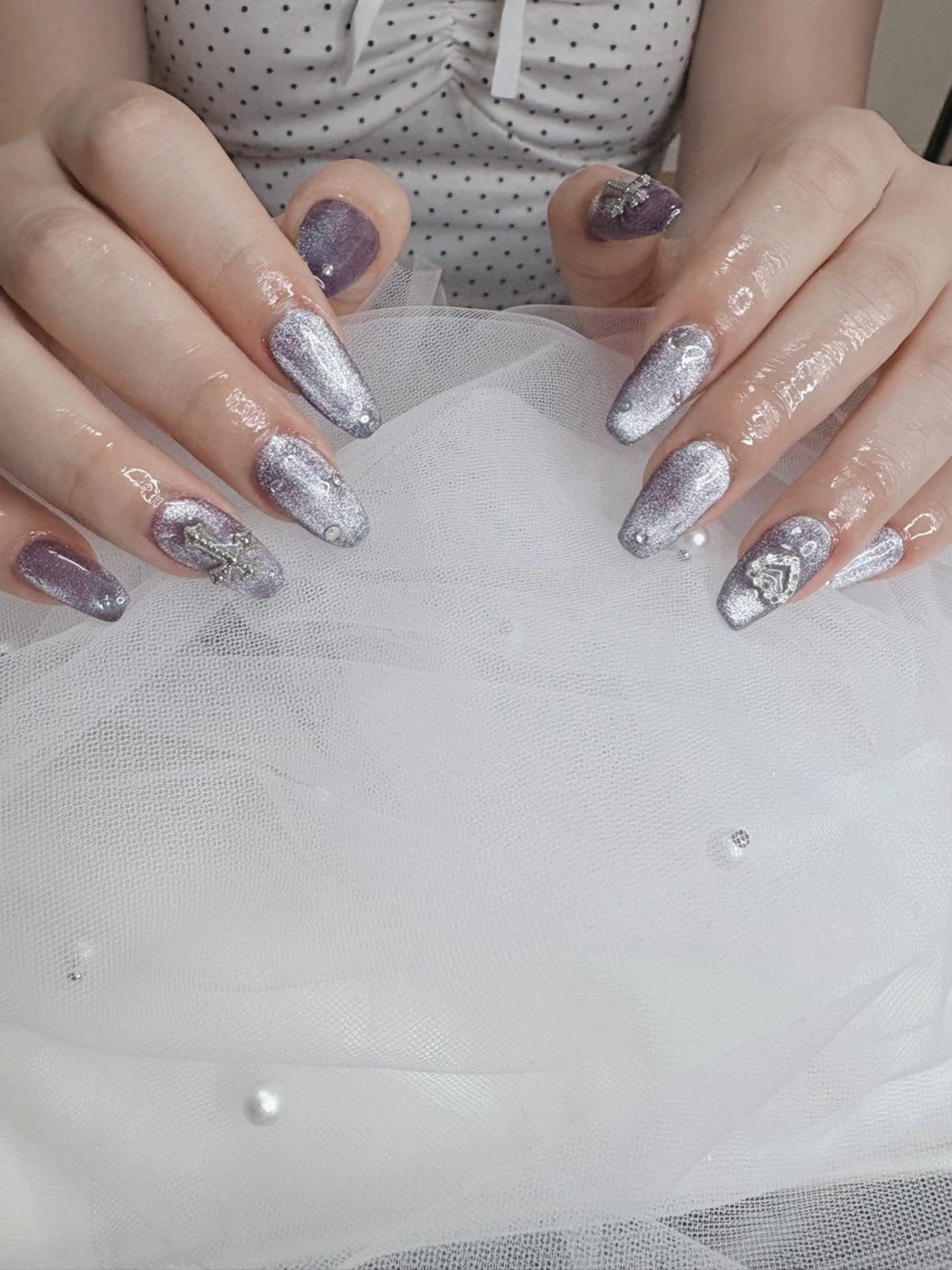 ネイル 💐Lumière 🩵かわちゃん💅のネイルデザイン