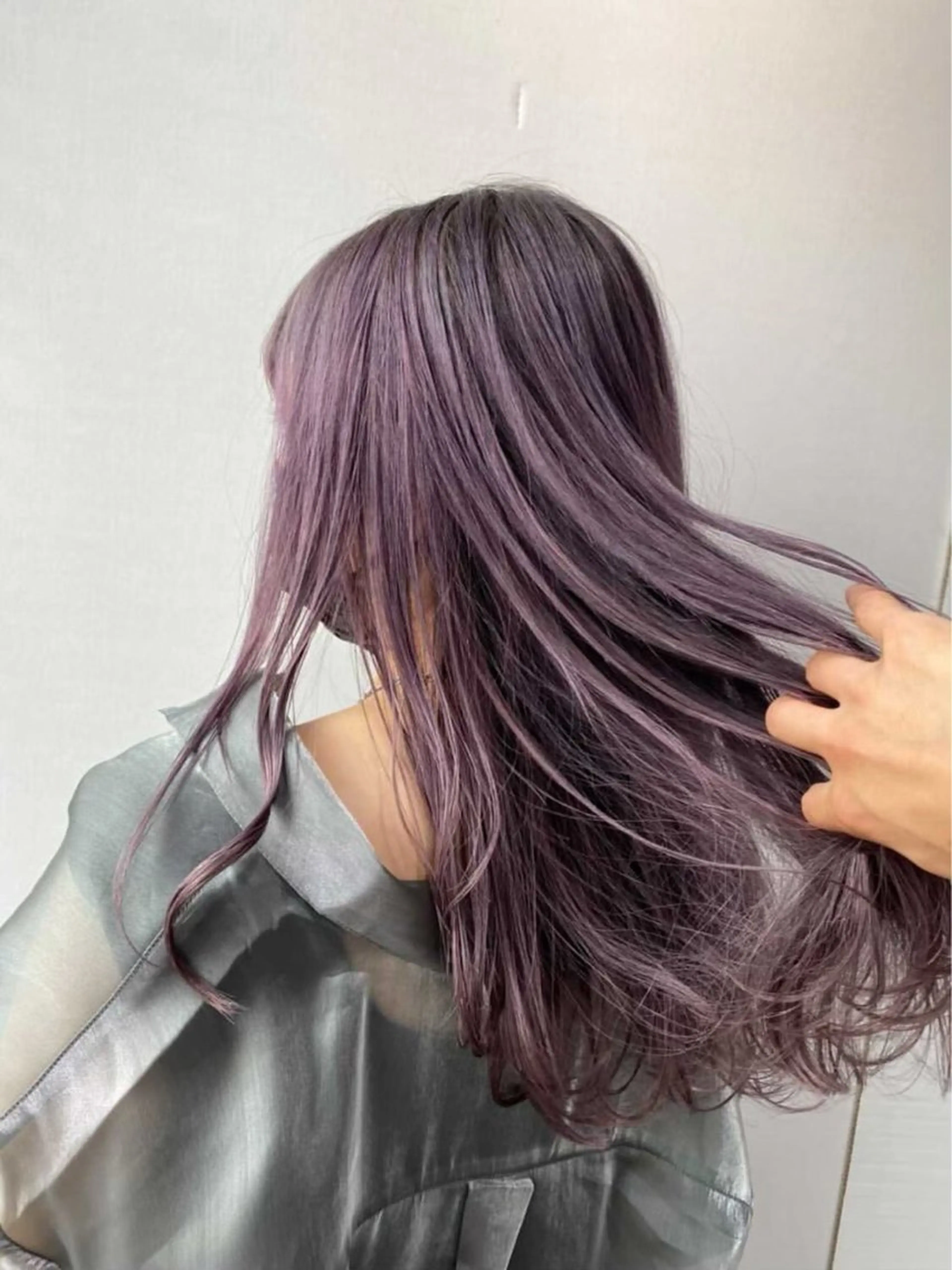ロング カラー ブルーカラー ブルーバイオレット レッドカラー バイオレットカラー ヘアカラー SHOEI 【nero】のヘアスタイル