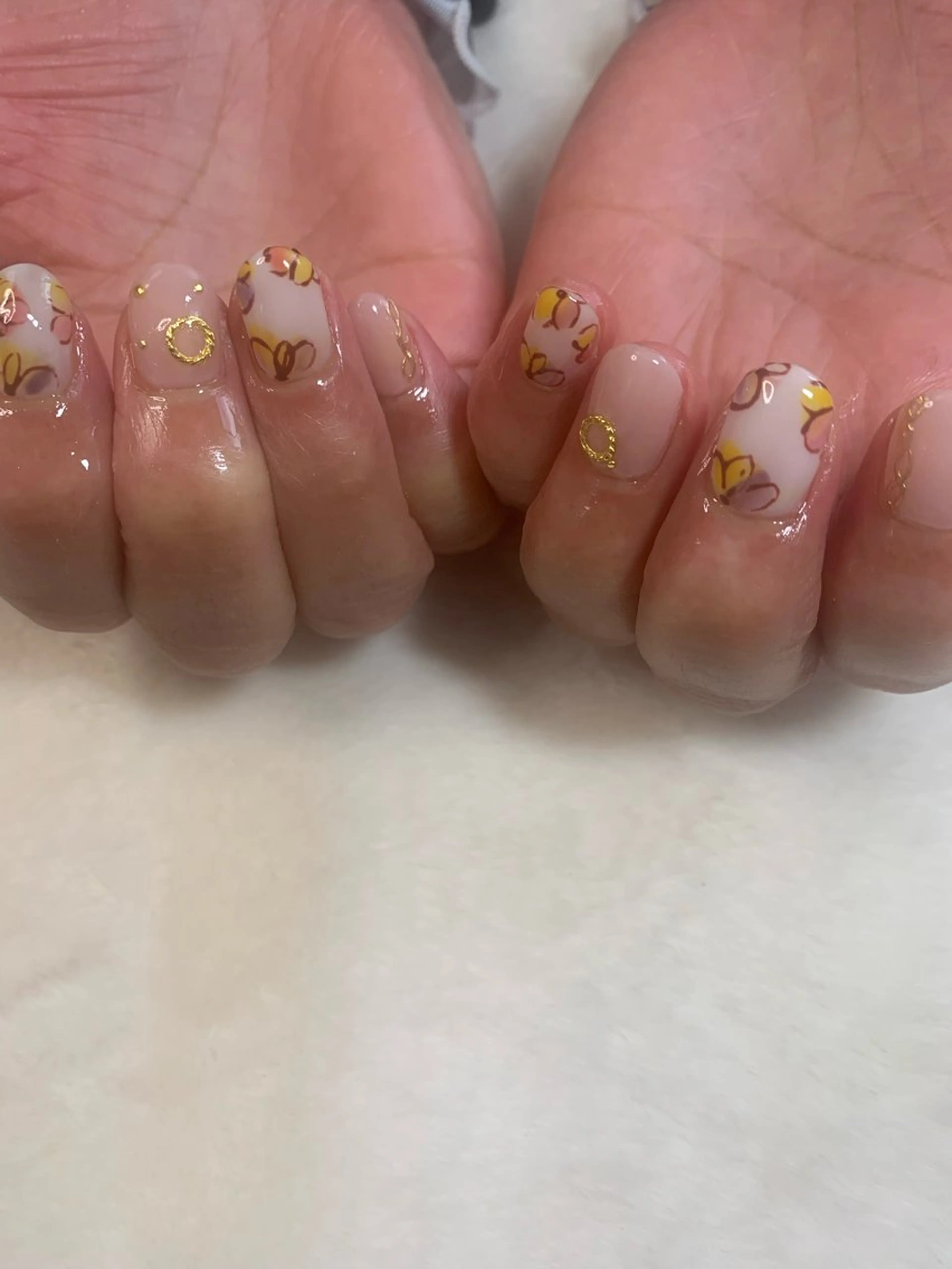 ネイル 春ネイル 磯谷 恭子のネイルデザイン
