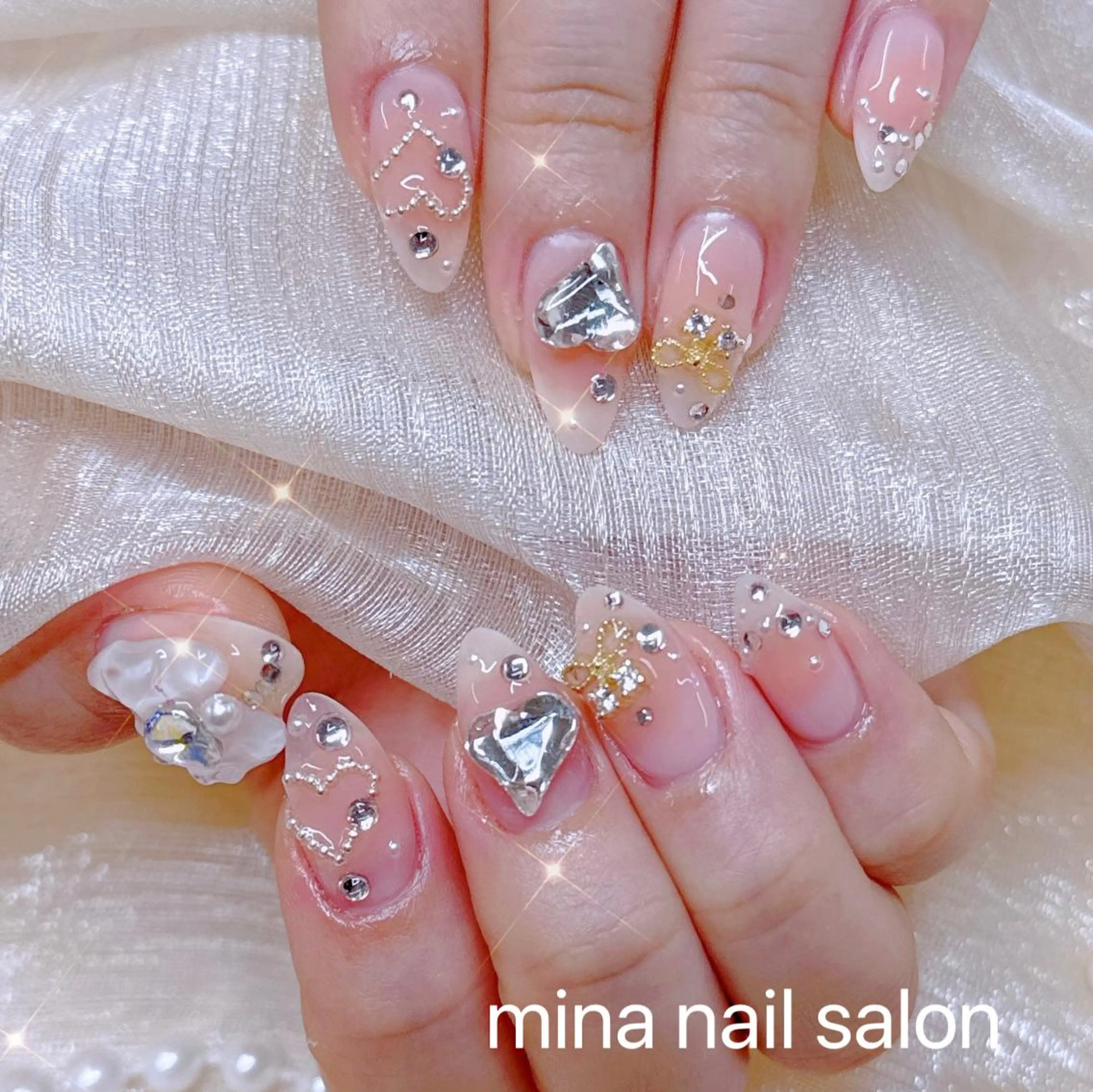 ネイル 🎀彩羽チップ 長さだし専門🎀のネイルデザイン