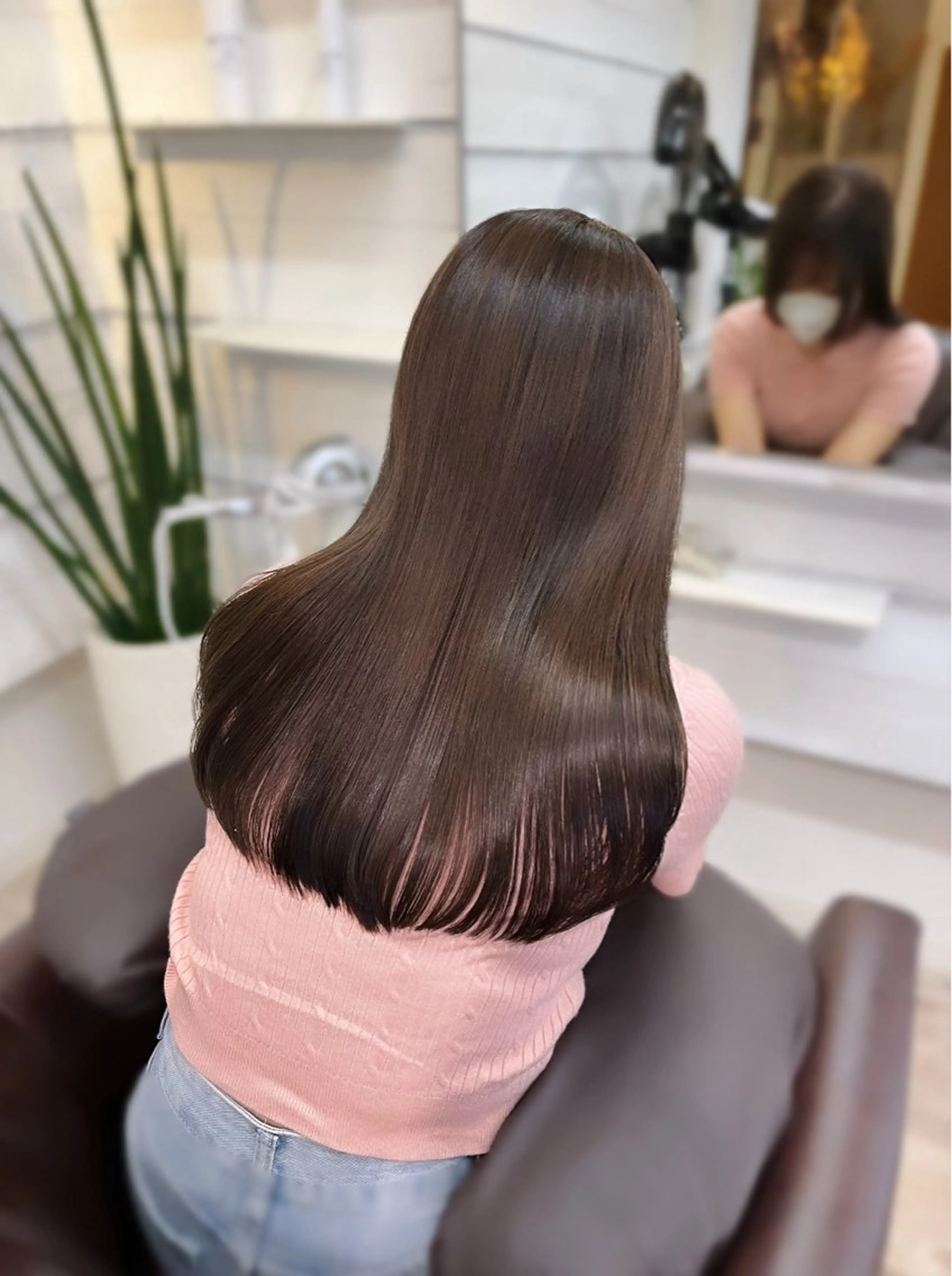 ロング ヘアカラー 松島 綾子のヘアスタイル