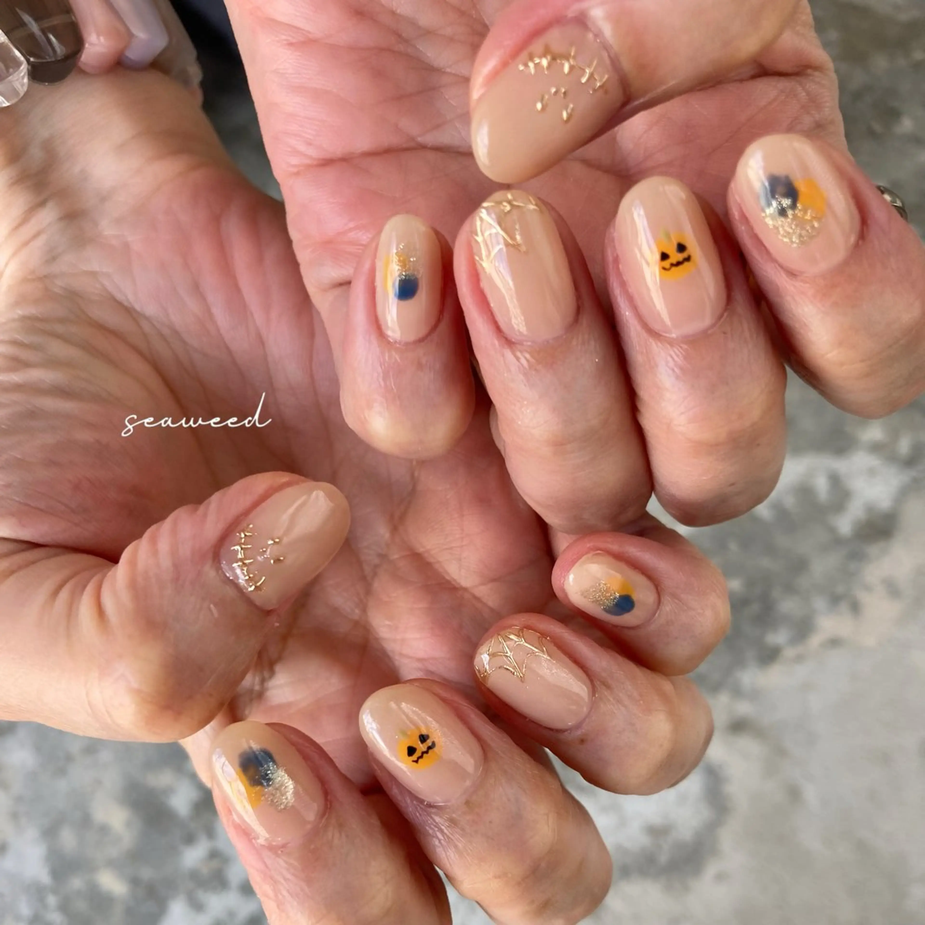 ネイル ハンドネイル seaweed nailのネイルデザイン