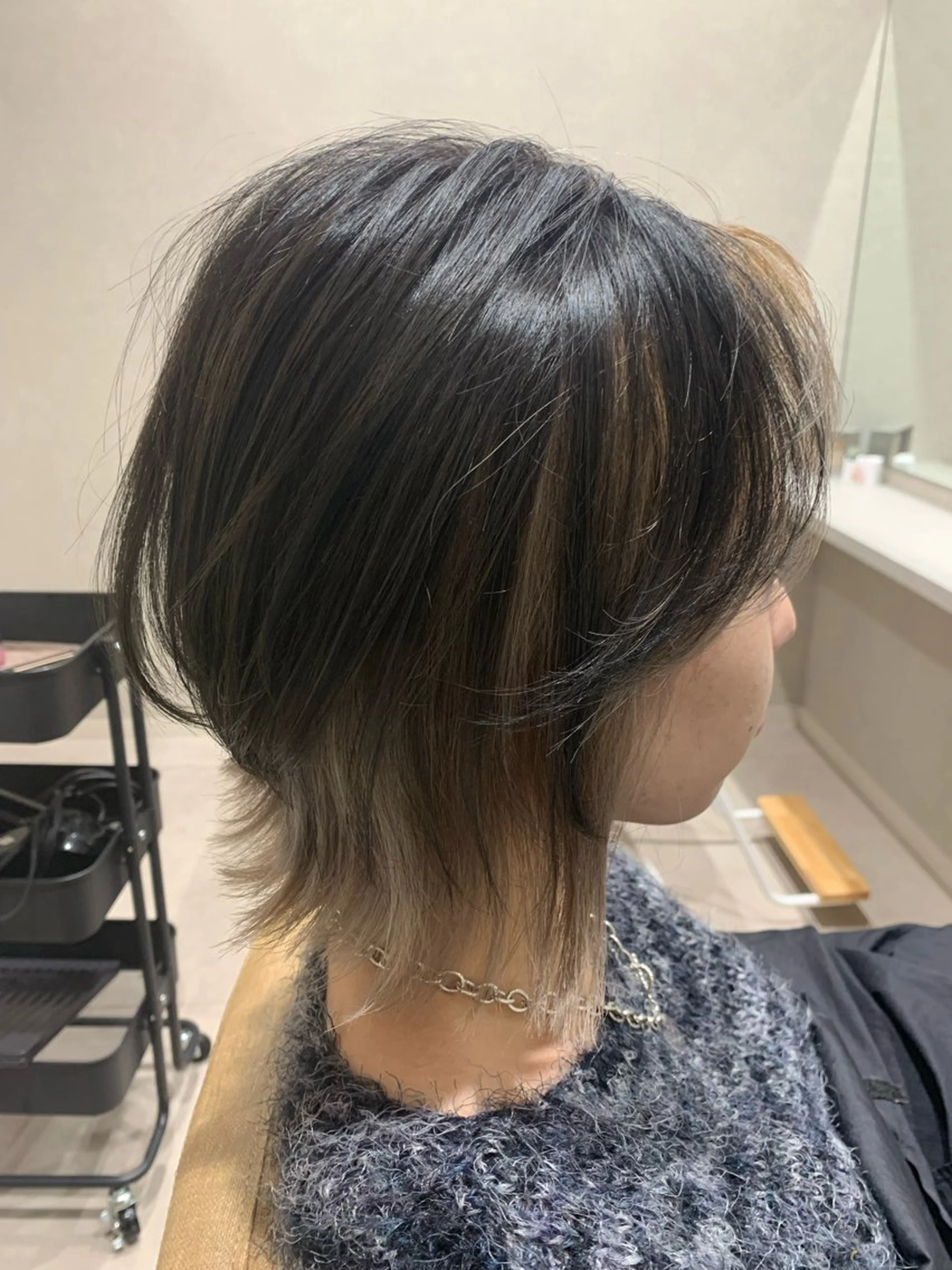 ミディアム カット ヘアカラー N°ナンバー _naoのヘアスタイル