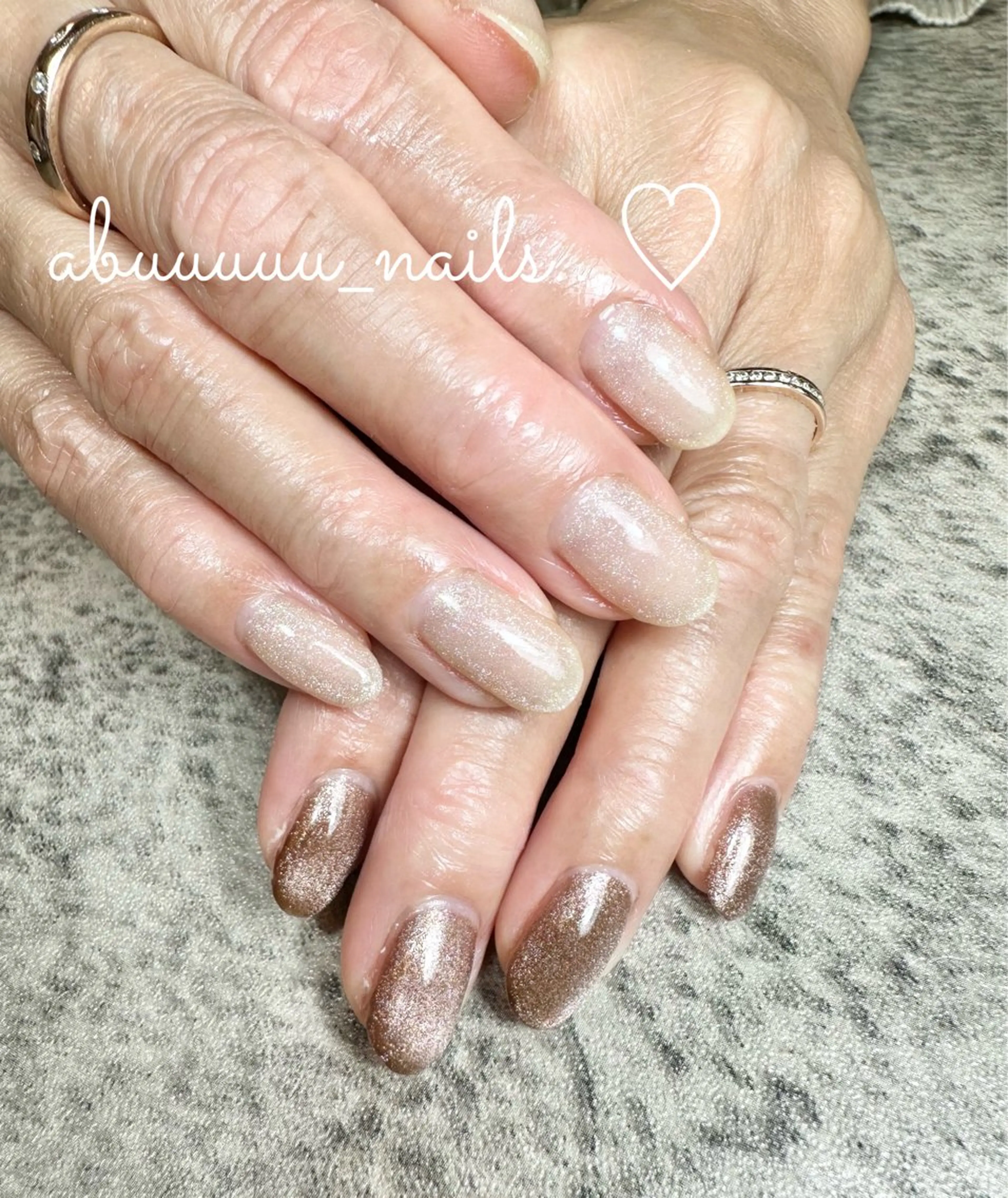 ネイル マグネットネイル 冬ネイル abuuuuu nailsのネイルデザイン