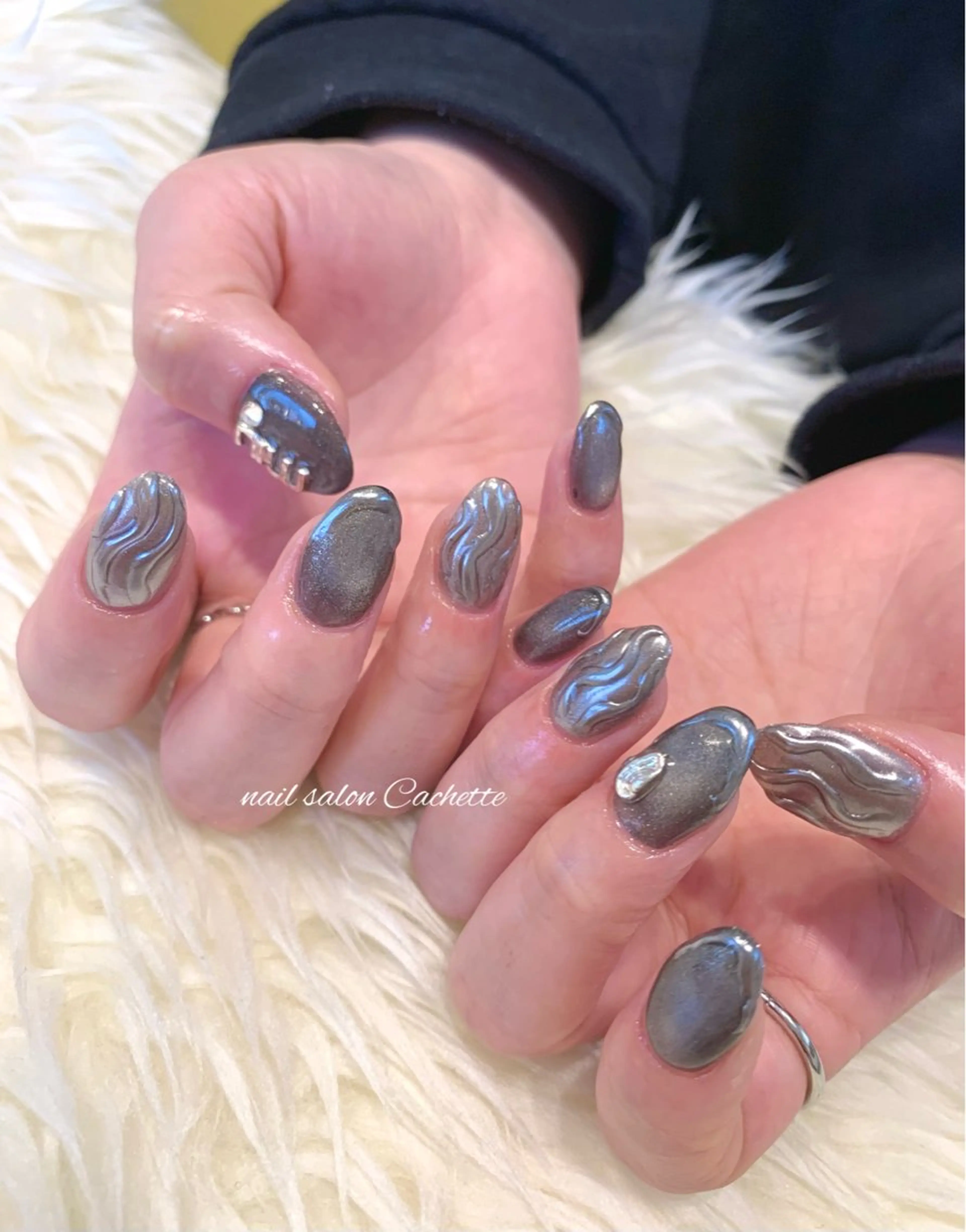 ネイル ハンドネイル ✧Cachette✧ YUKARIのネイルデザイン