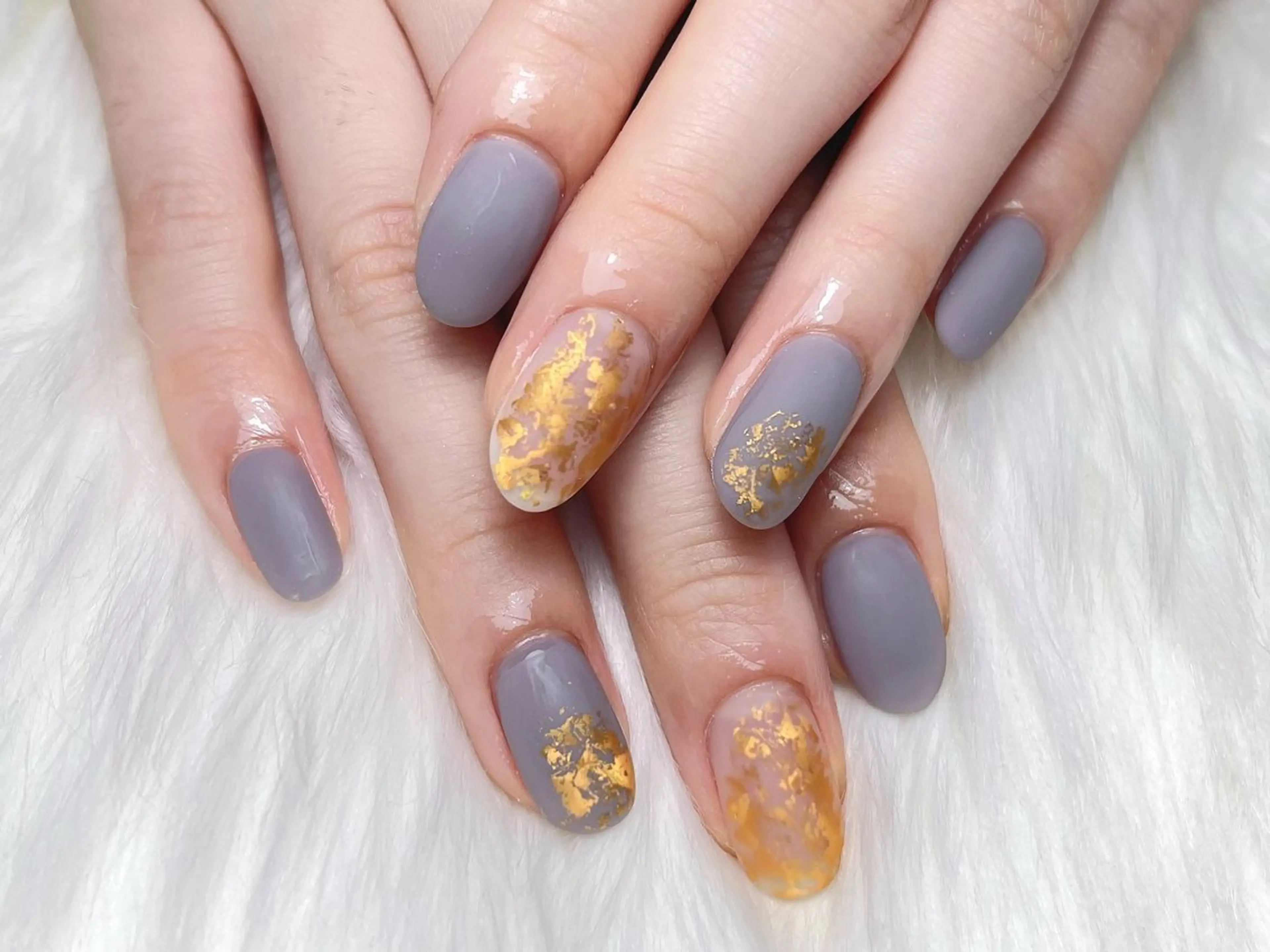 ネイル アートネイル オーロラネイル チークネイル クリアネイル 長さ出し Rs nail 新宿西口のネイルデザイン