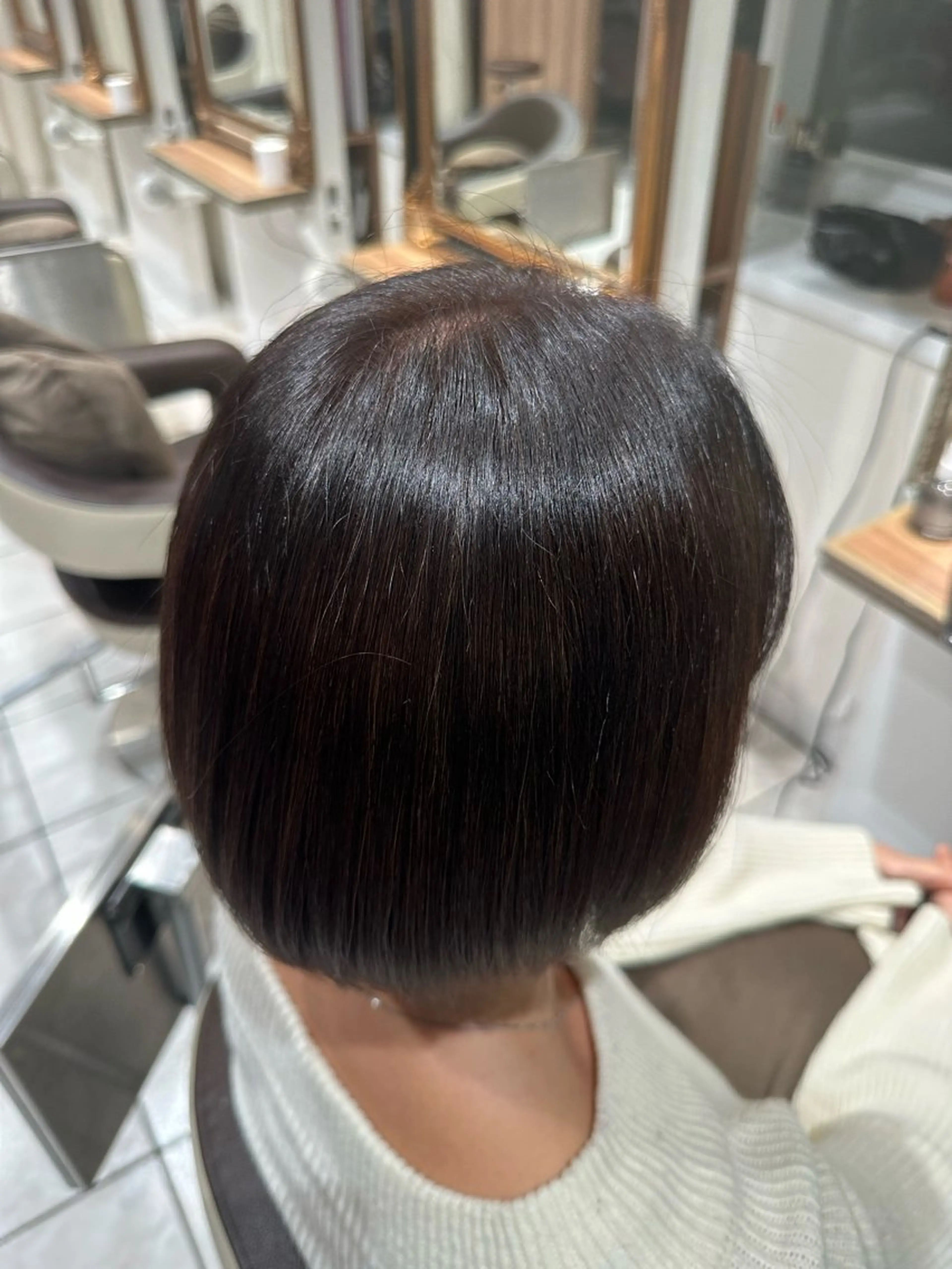 ミディアム カラー Ash西葛西 /momijiのヘアスタイル