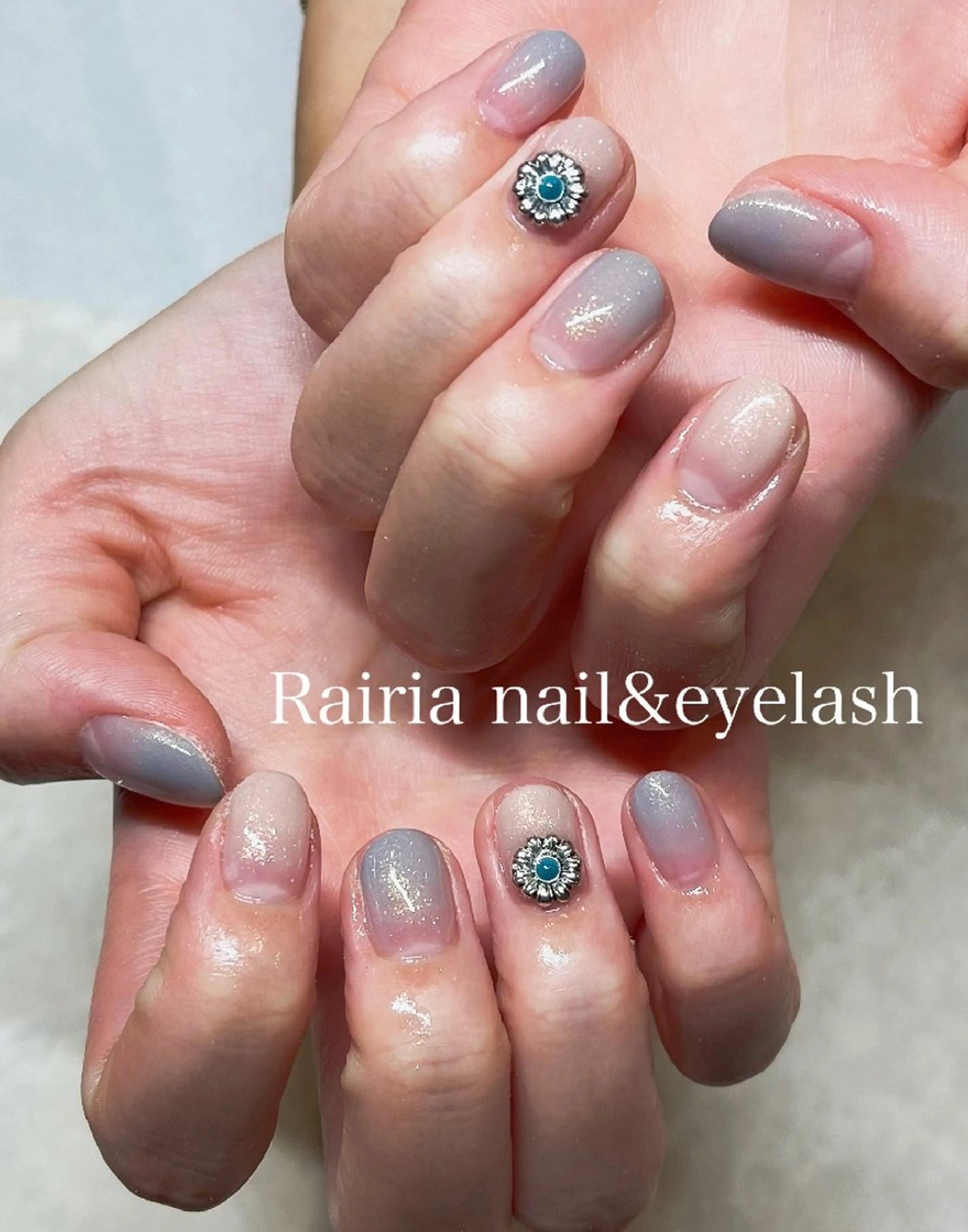 ネイル アートネイル ジェルネイル ニュアンスネイル パラジェル シンプルネイル Rairianail 小手指店のネイルデザイン