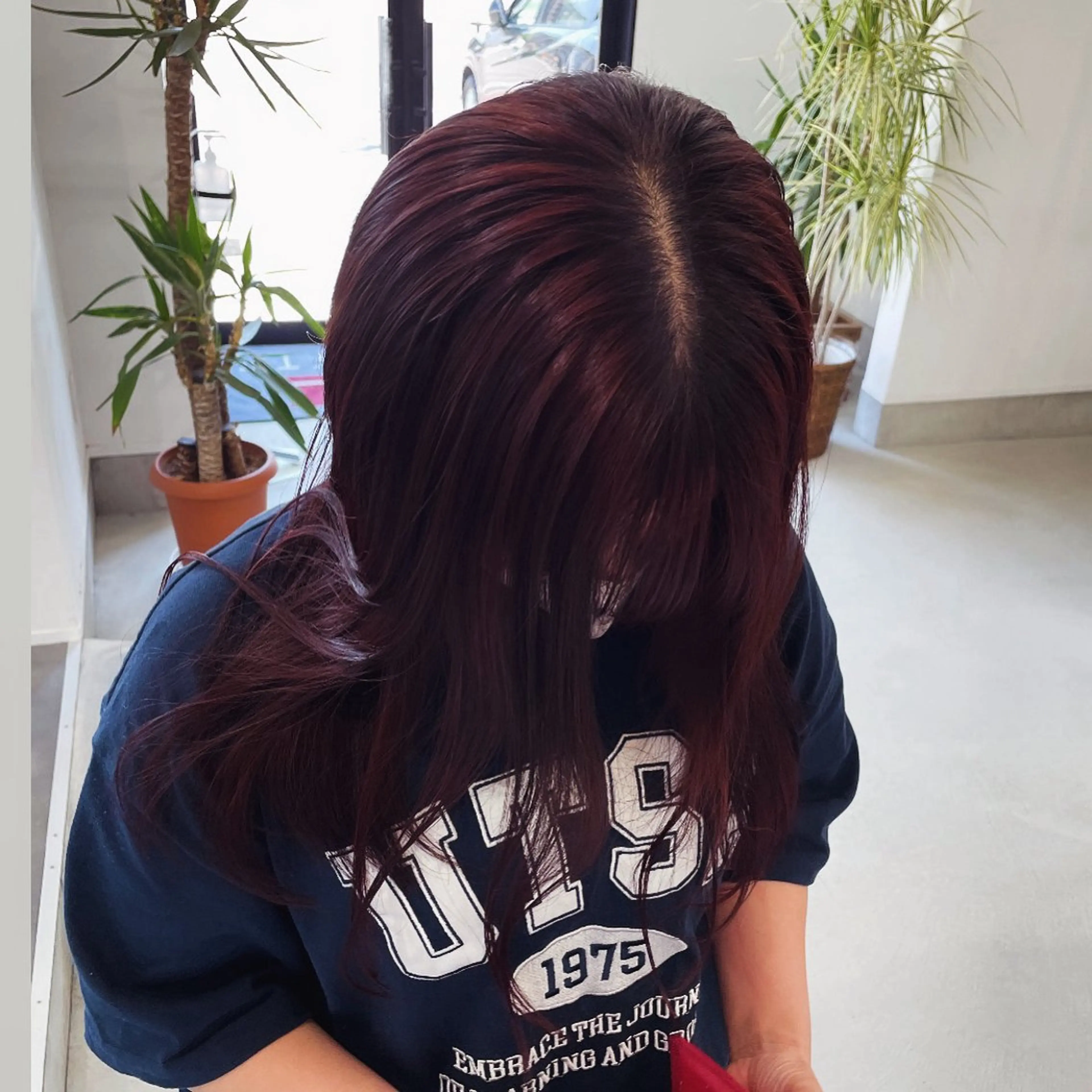 セミロング カラー Latte川原店所属・金古 美優のヘアスタイル