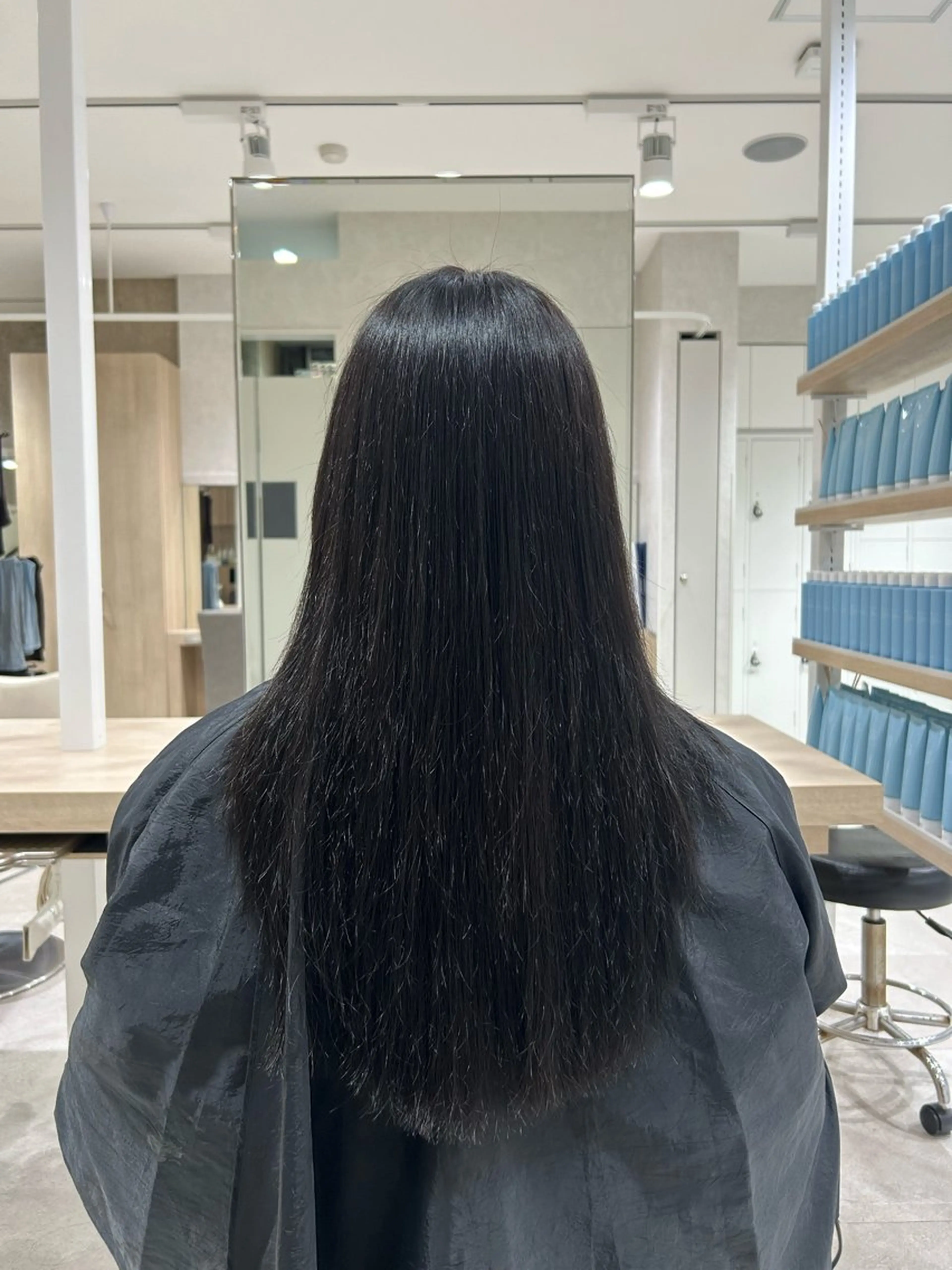 ロング カラー 縮毛矯正 山内 星愛🫧のヘアスタイル