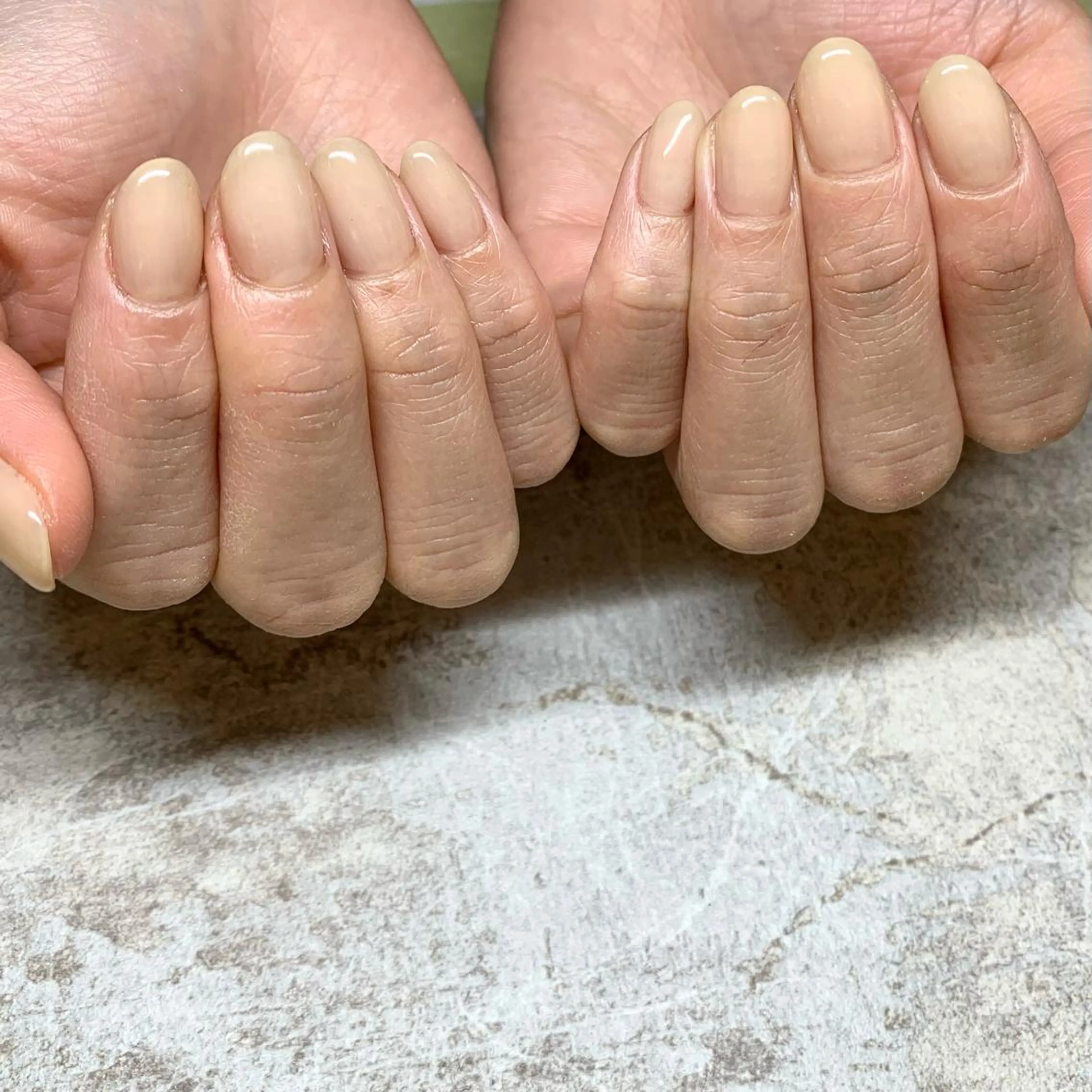 ネイル クリアネイル ハンドネイル ウシク ミユキのネイルデザイン