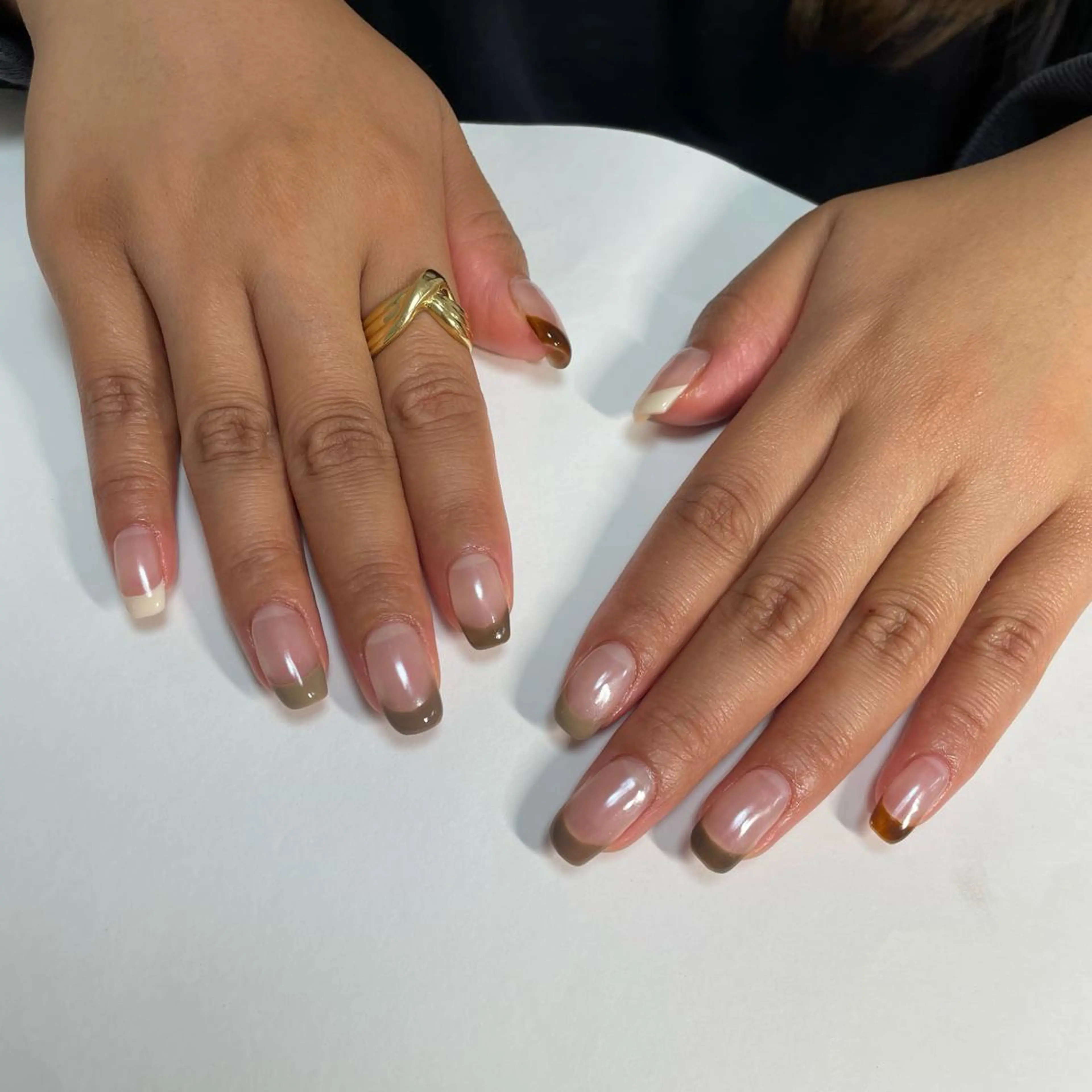 ネイル フレンチネイル ハンドネイル 🔷ﾐﾅﾐﾈｲﾙ🔷 やり放題ネイル渋谷2のネイルデザイン