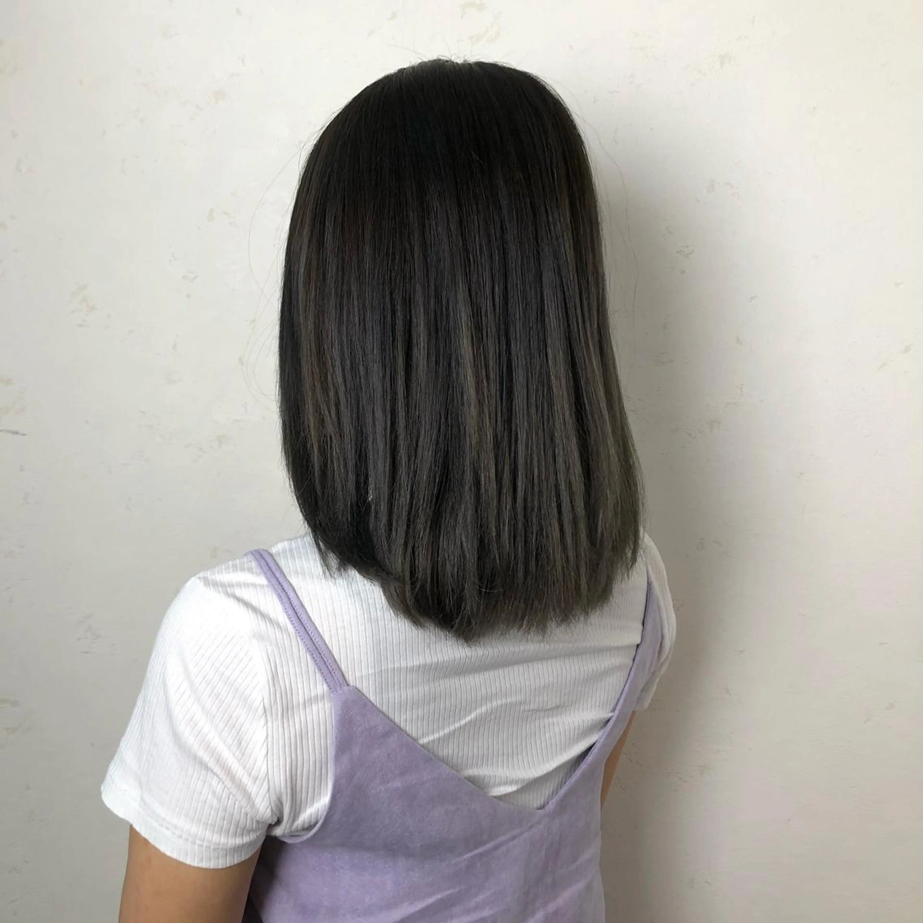 ミディアム 西川 仁のヘアスタイル