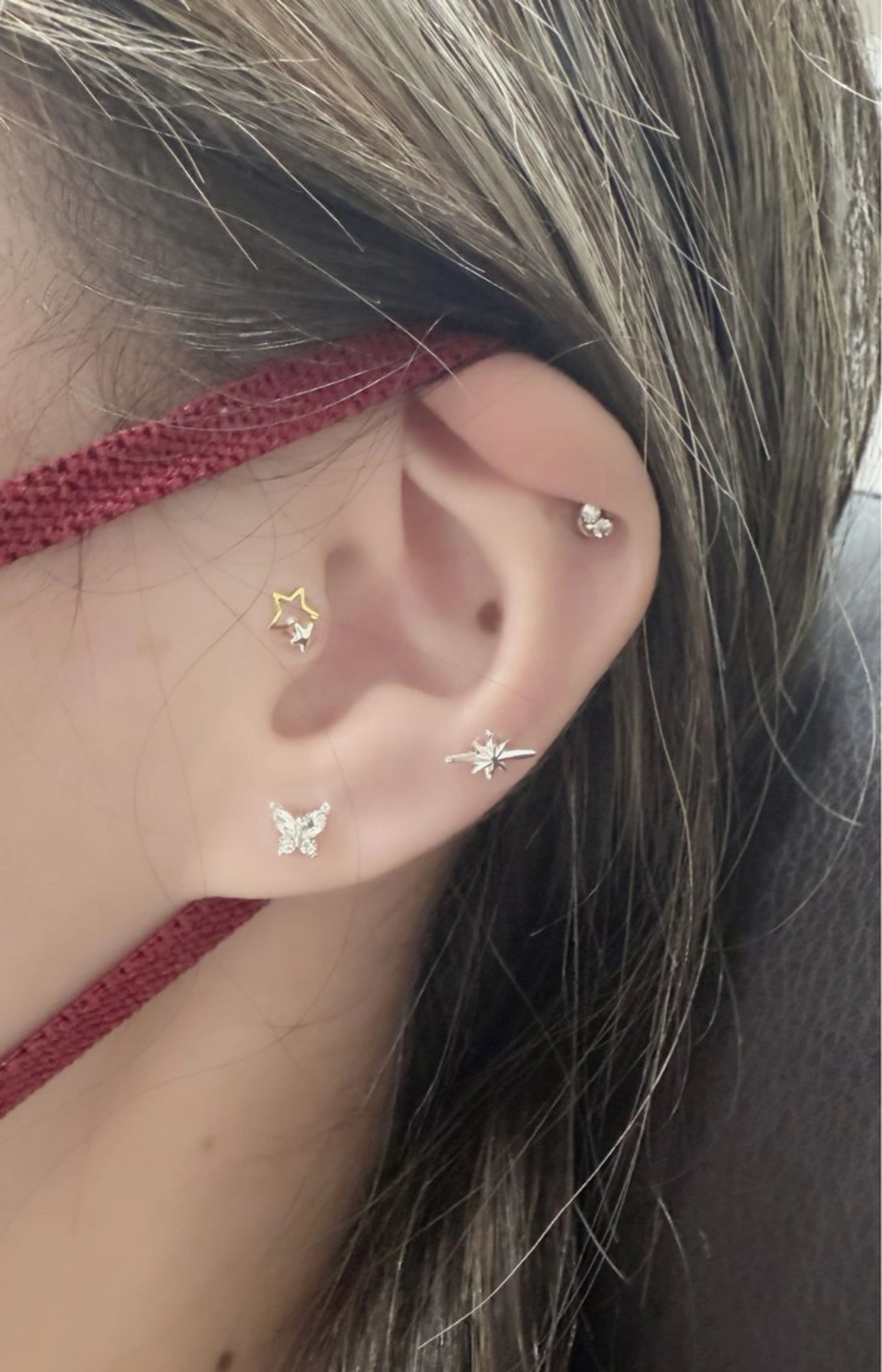 耳ツボジュエリー💎10粒¥2800の写真