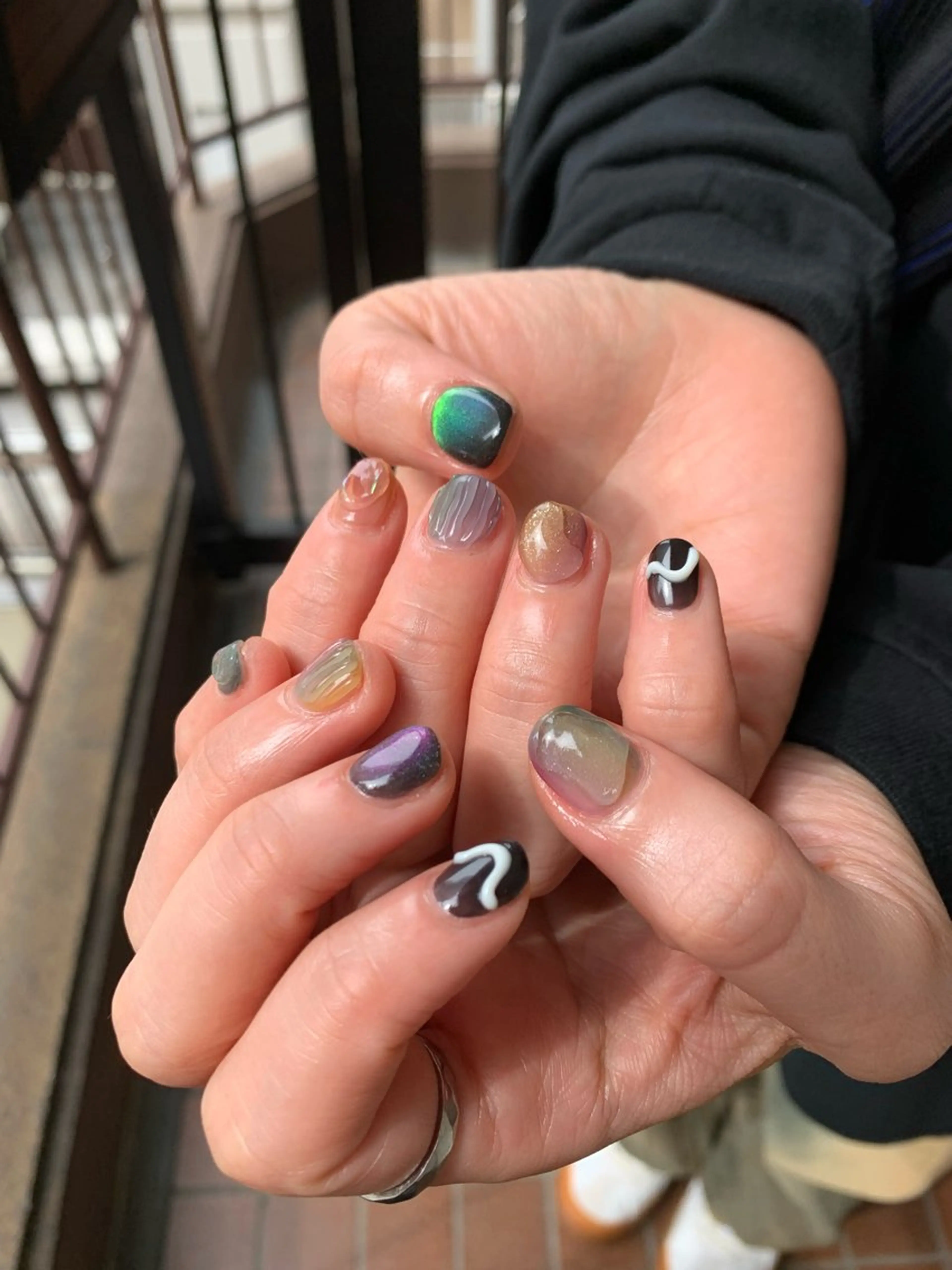 ネイル ジェルネイル ニュアンスネイル パラジェル ハンドネイル ハンドケア Nes.NAIL池袋店所属・Kono Nanamiのネイルデザイン