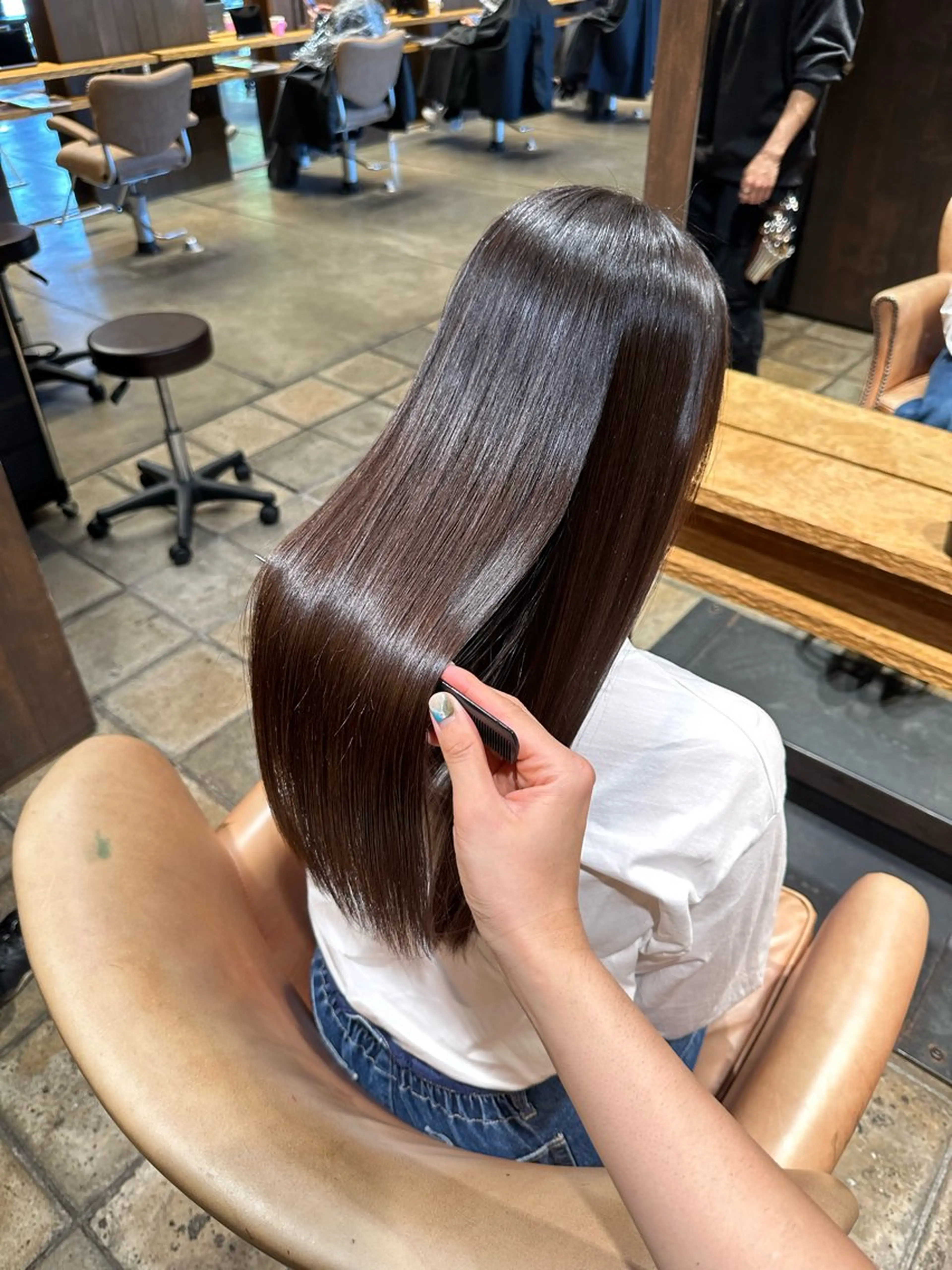 ロング Lond  bla-ma所属・ブリーチなしカラー／ 今井春汰のヘアスタイル