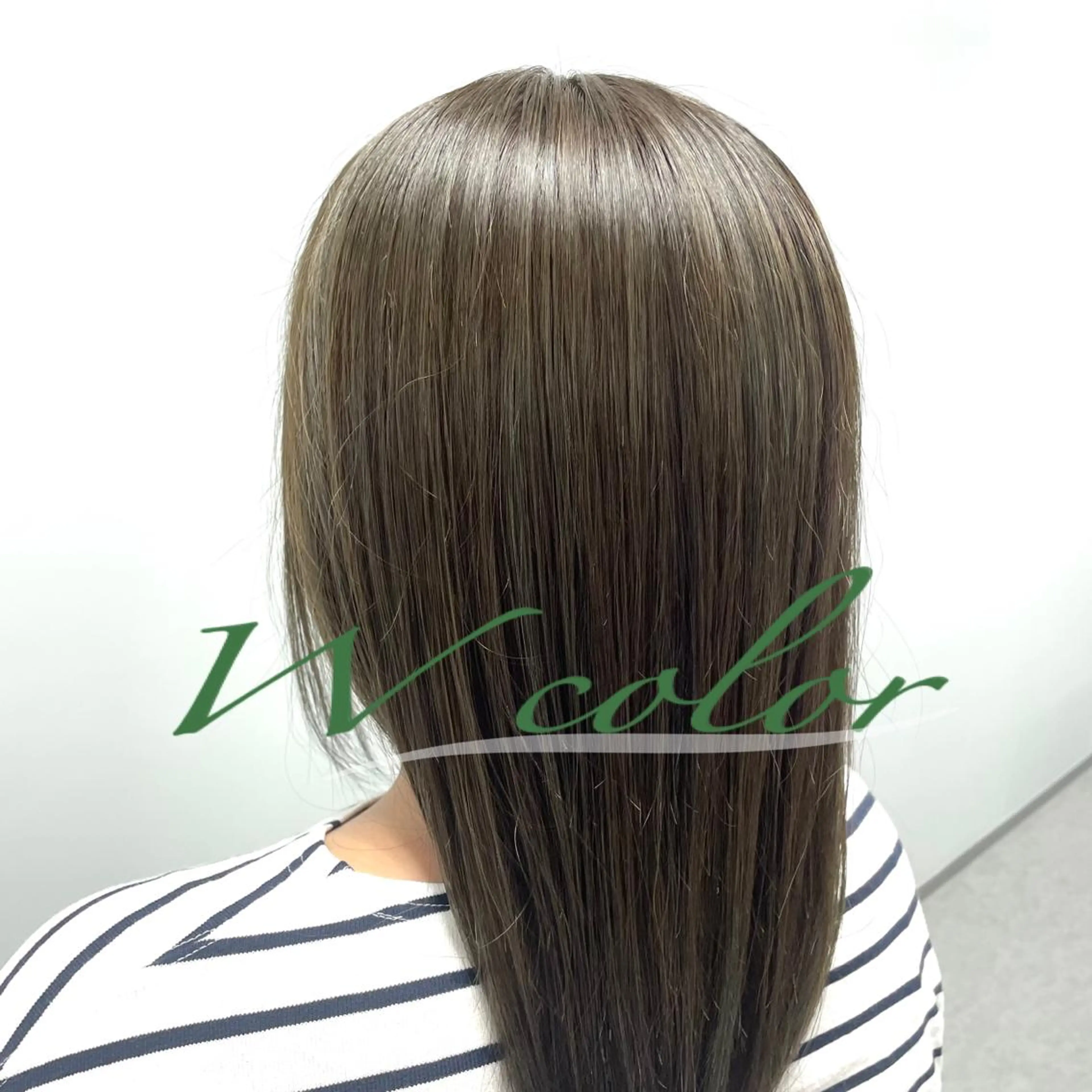 セミロング カラー ヘアカラー 心斎橋/ブリーチなし 髪質改善/レイヤーのヘアスタイル