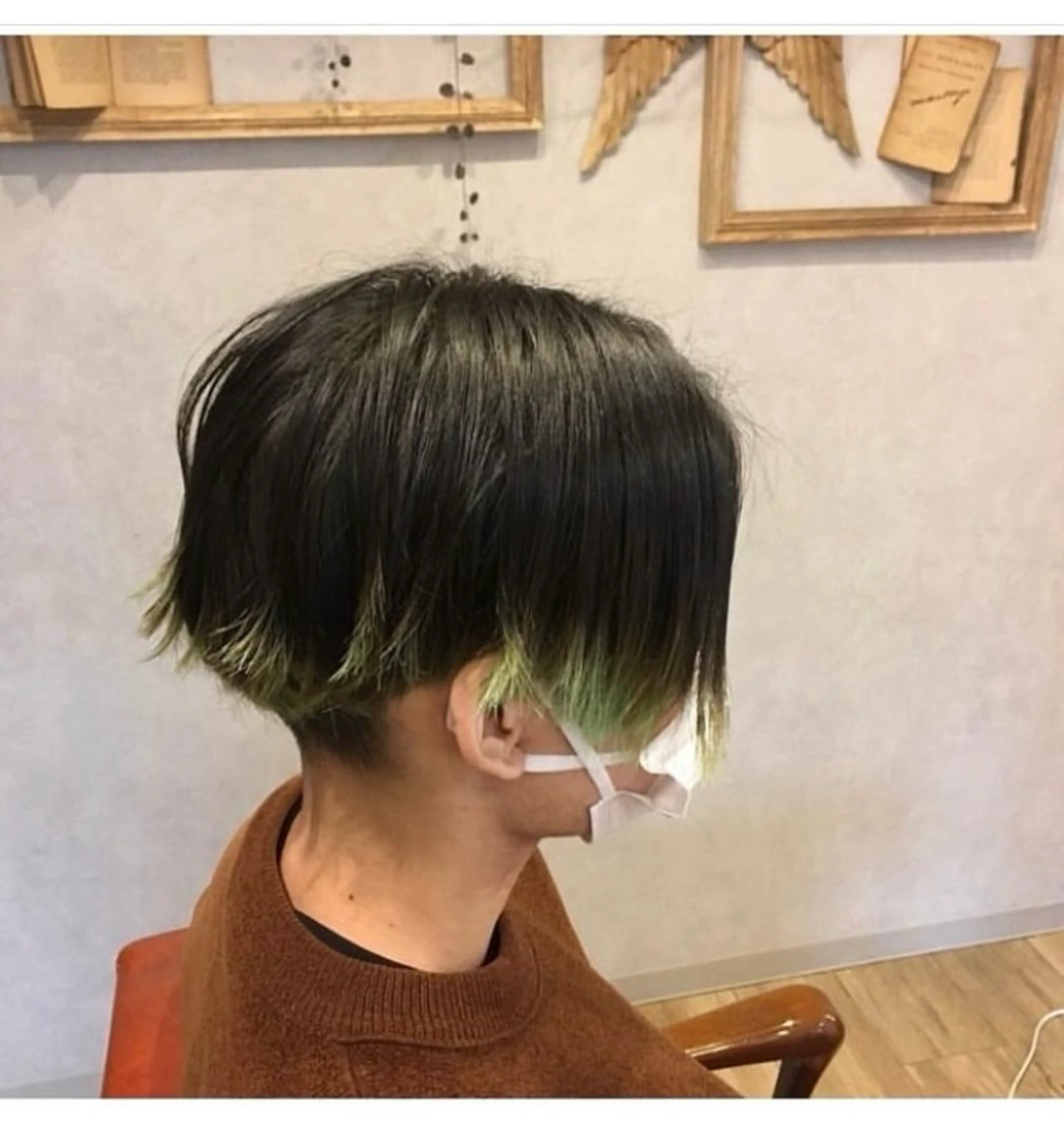 ショート カラー メンズ 清水 美香のヘアスタイル