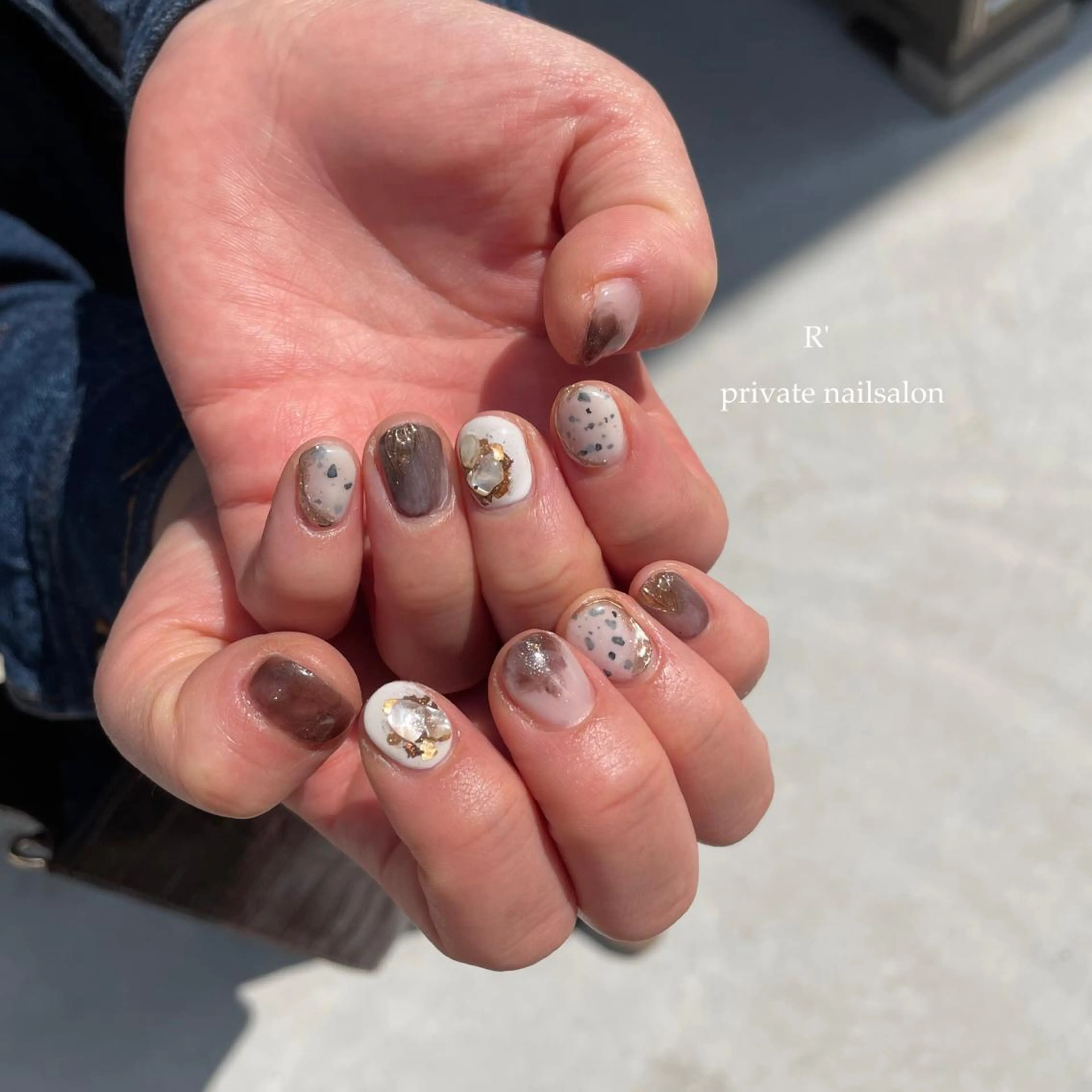 ネイル ショートネイル Bersinar nail所属・Bersinar nail(rina)のネイルデザイン