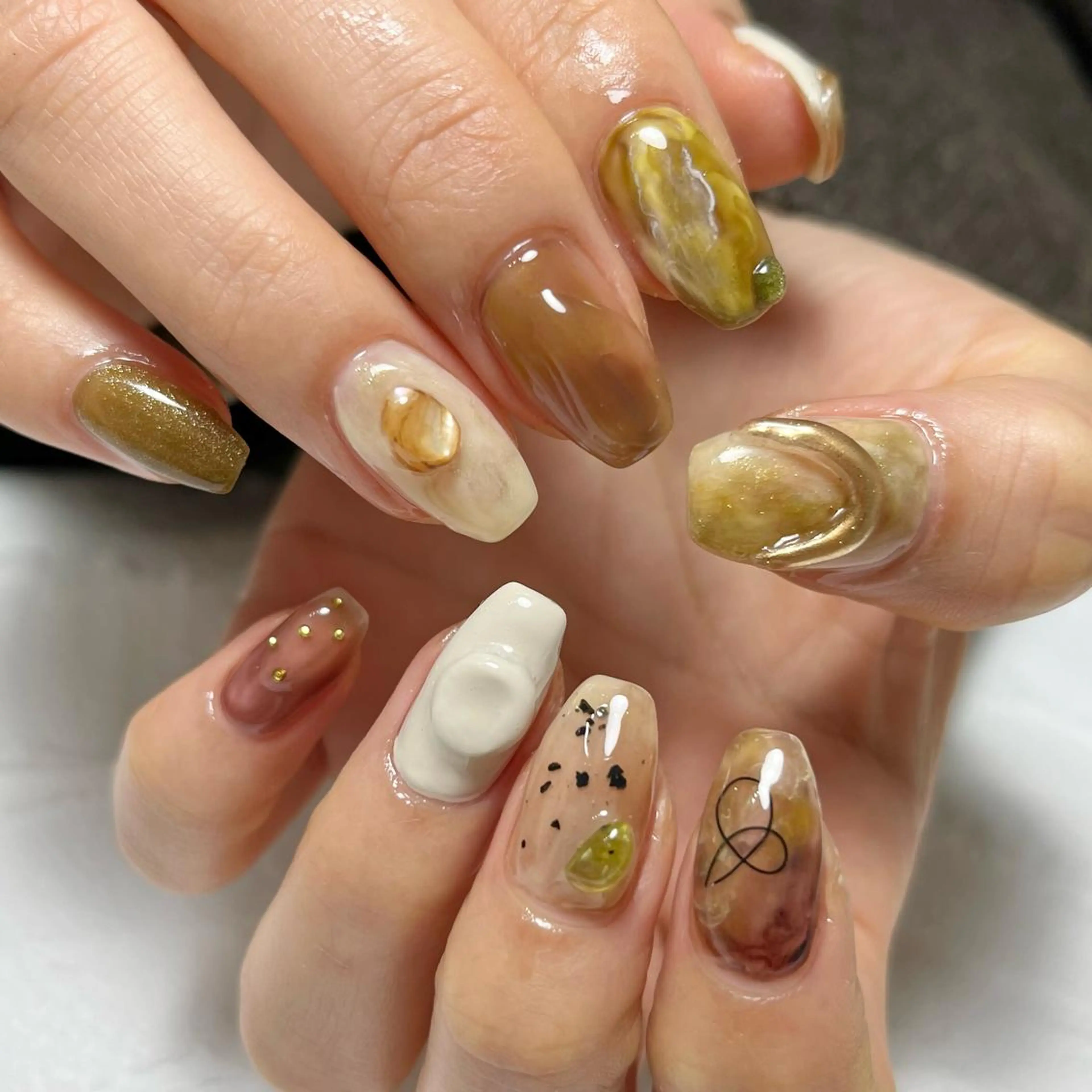 ネイル ハンドネイル nail salon O (en)所属・vegh. nail／阿波座のネイルデザイン