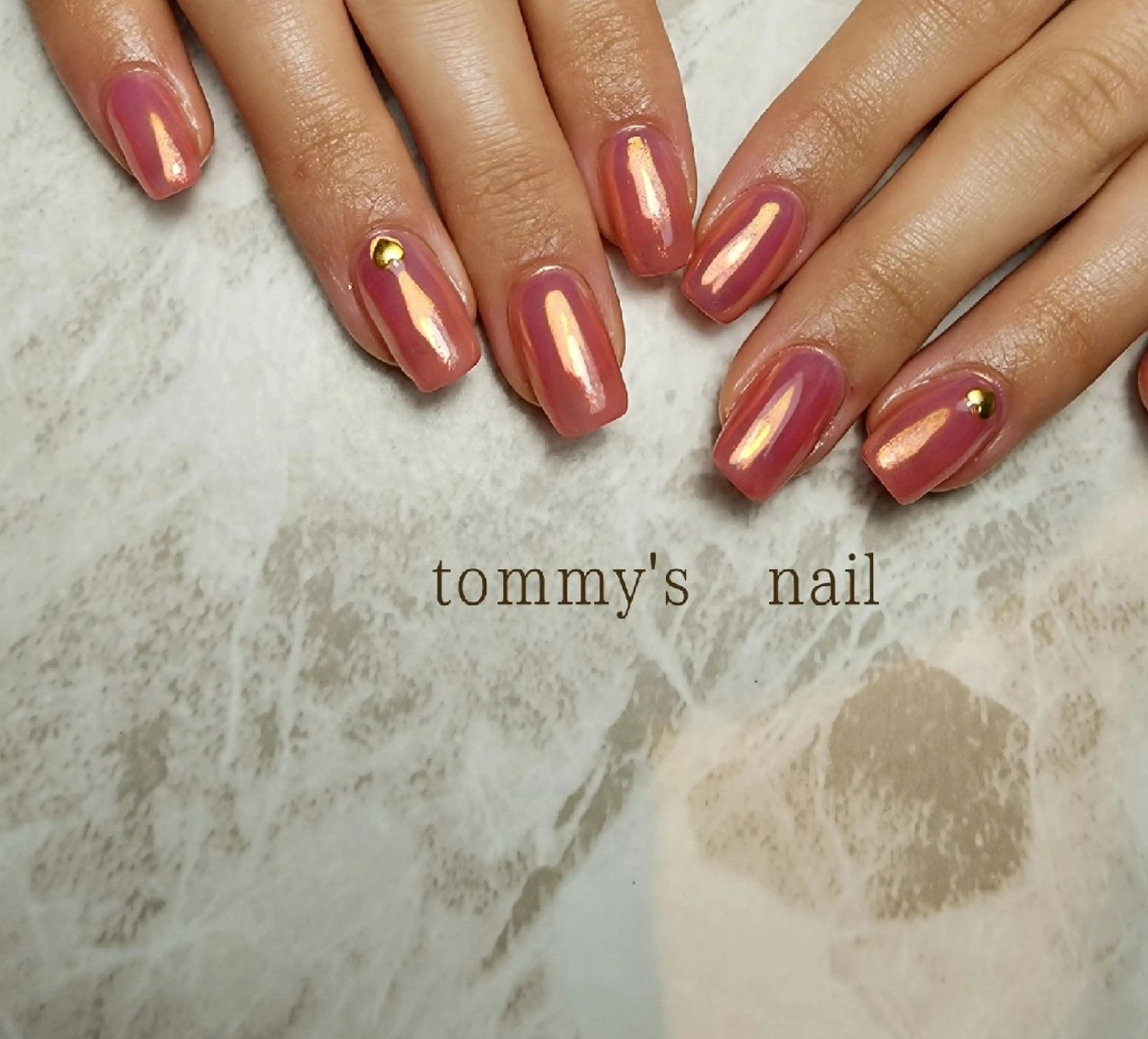 ネイル アートネイル ジェルネイル ワンカラーネイル ハンドネイル tommy's nail所属・福岡/若よもぎ蒸し 全身美容が叶うサロンのネイルデザイン