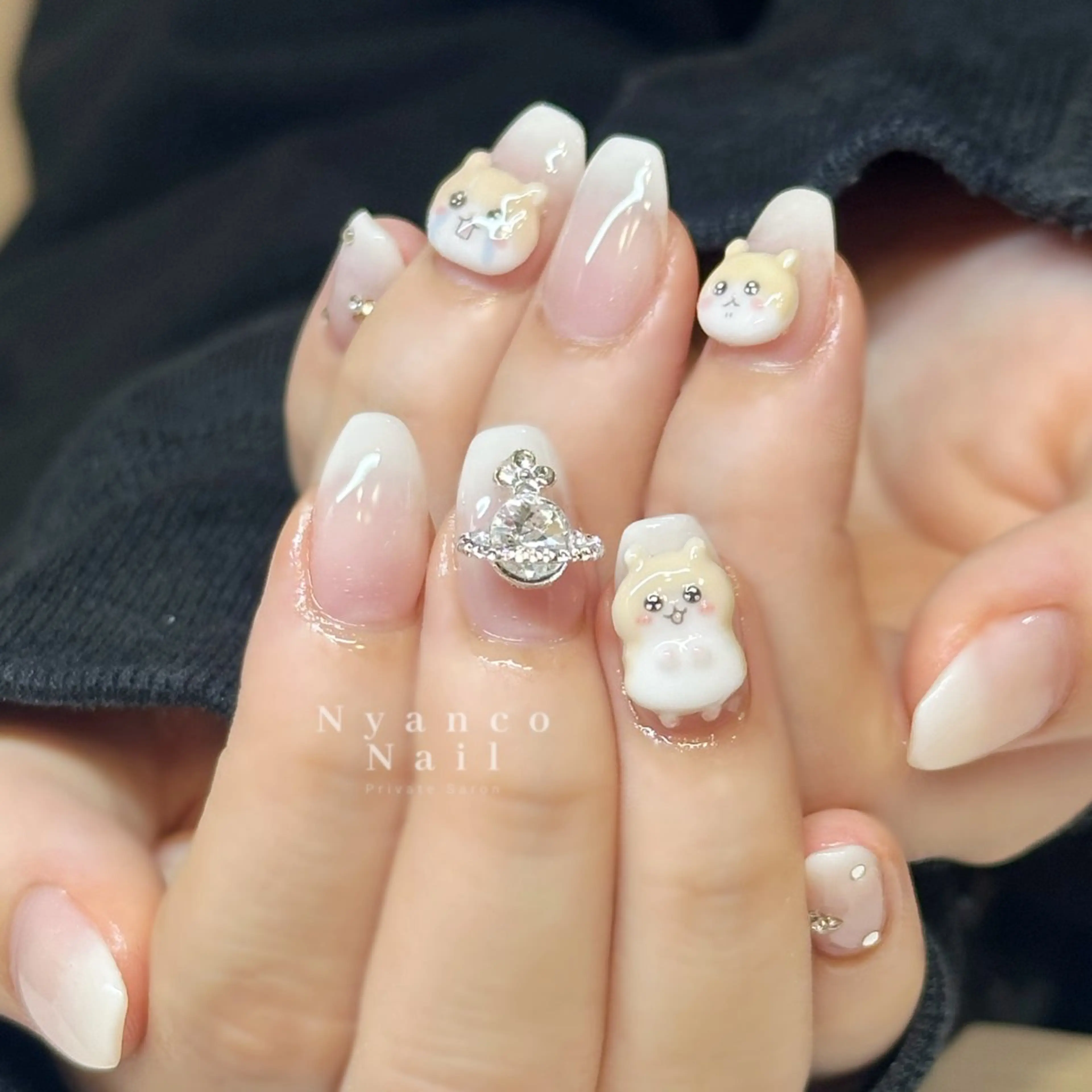 ネイル ジェルネイル 持ち込み 春ネイル Nyanco Nailのネイルデザイン