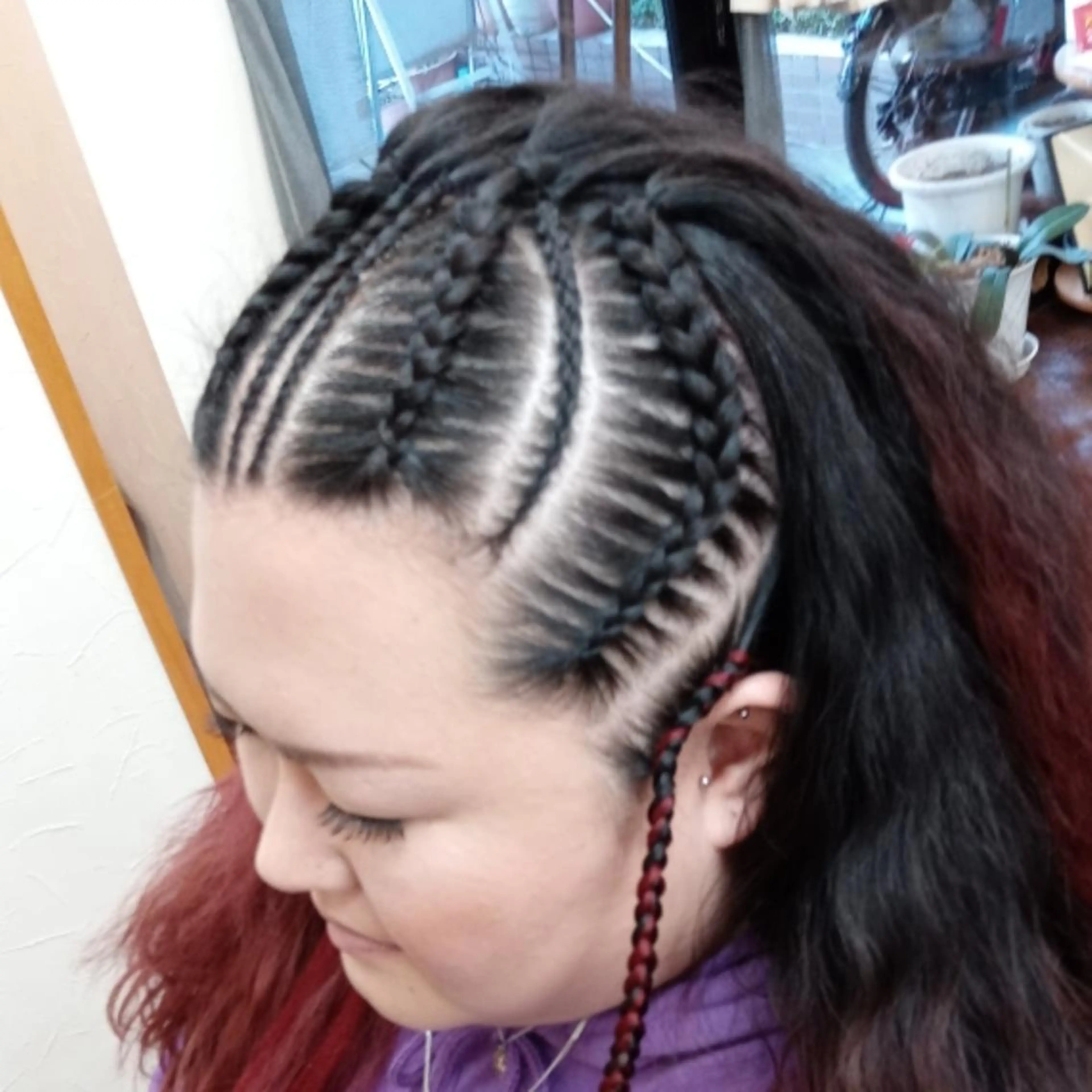 ミディアム ヘアアレンジ エクステ scamp ★のヘアスタイル