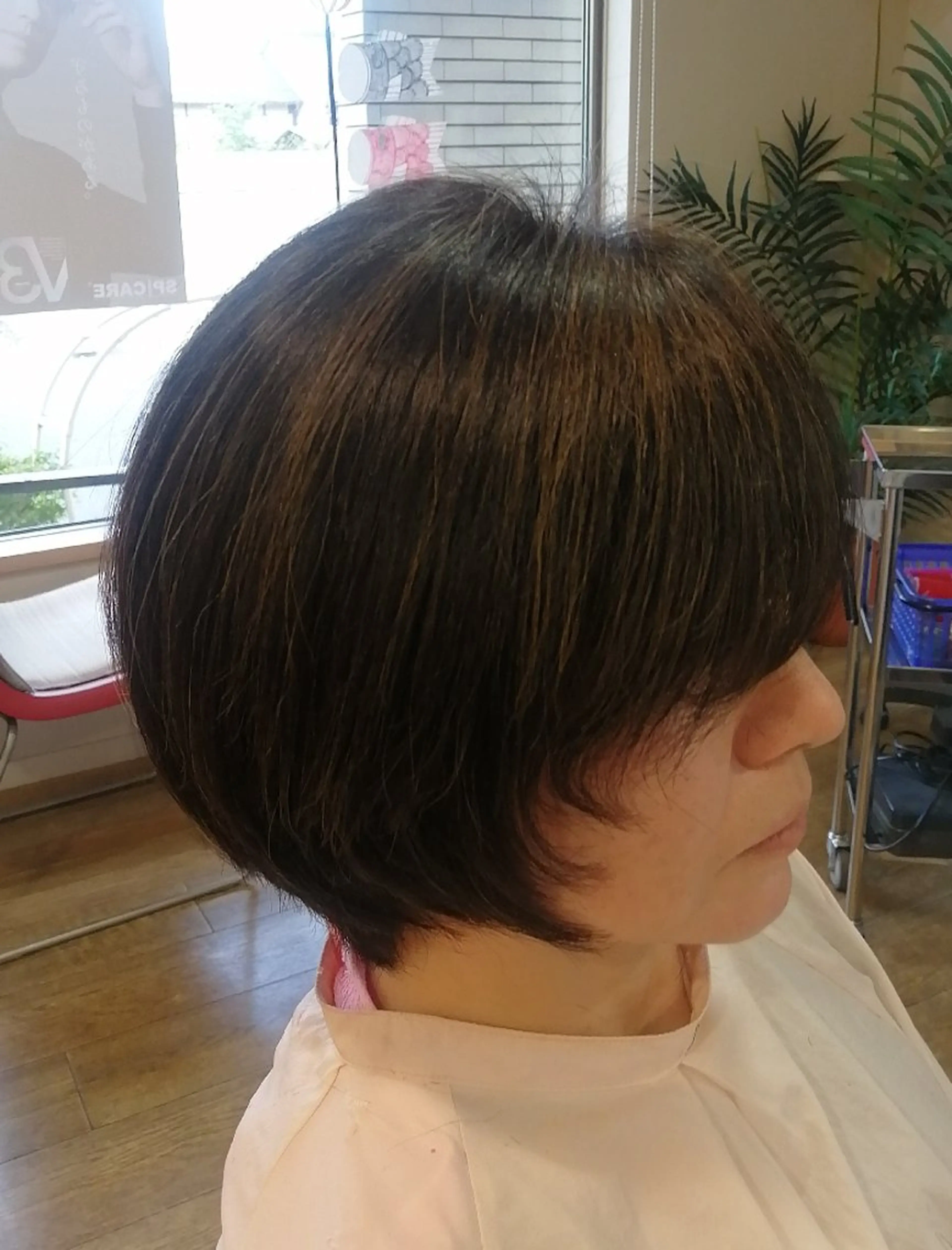 ショート カラー ハイライトカラー ハイライト D/i所属・4店舗フリーランスⅠ Y/no〈夜のスパ〉のヘアスタイル