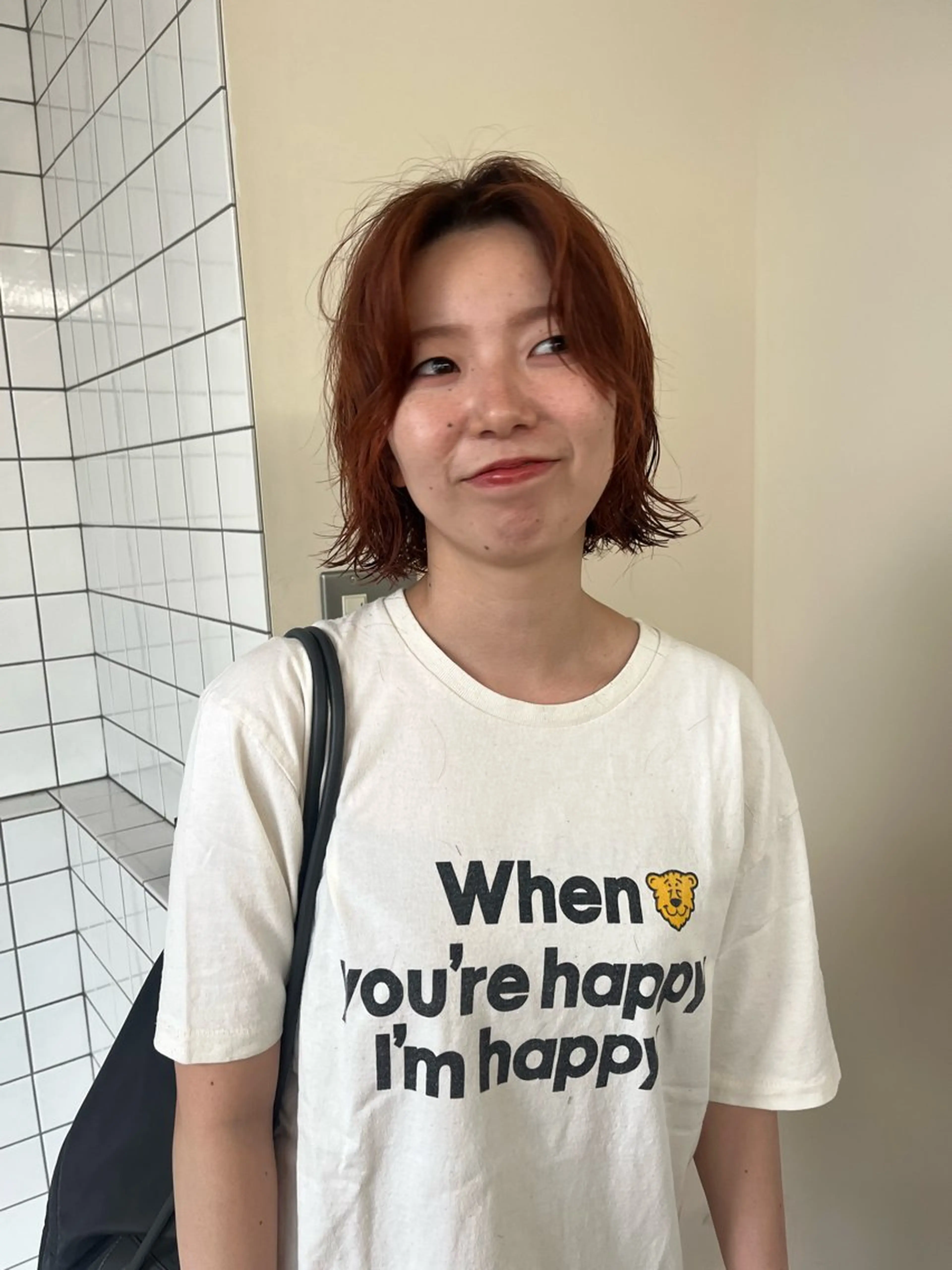 ショート パーマ ニュアンスパーマ カット ヘアカラー パーマ ボブパーマ/パーマ ウルフパーマのヘアスタイル