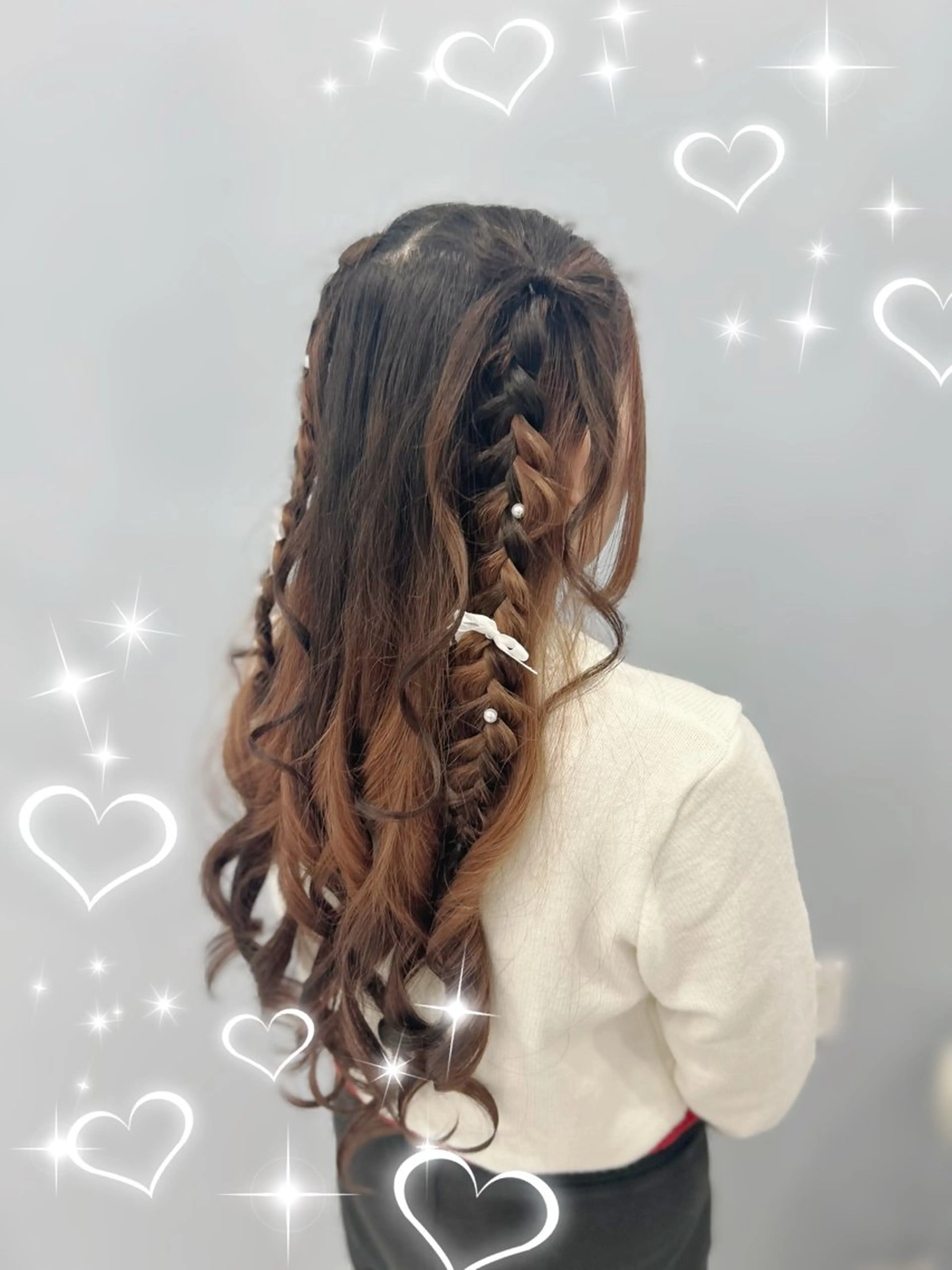 ロング 藤倉 萌菜のヘアスタイル