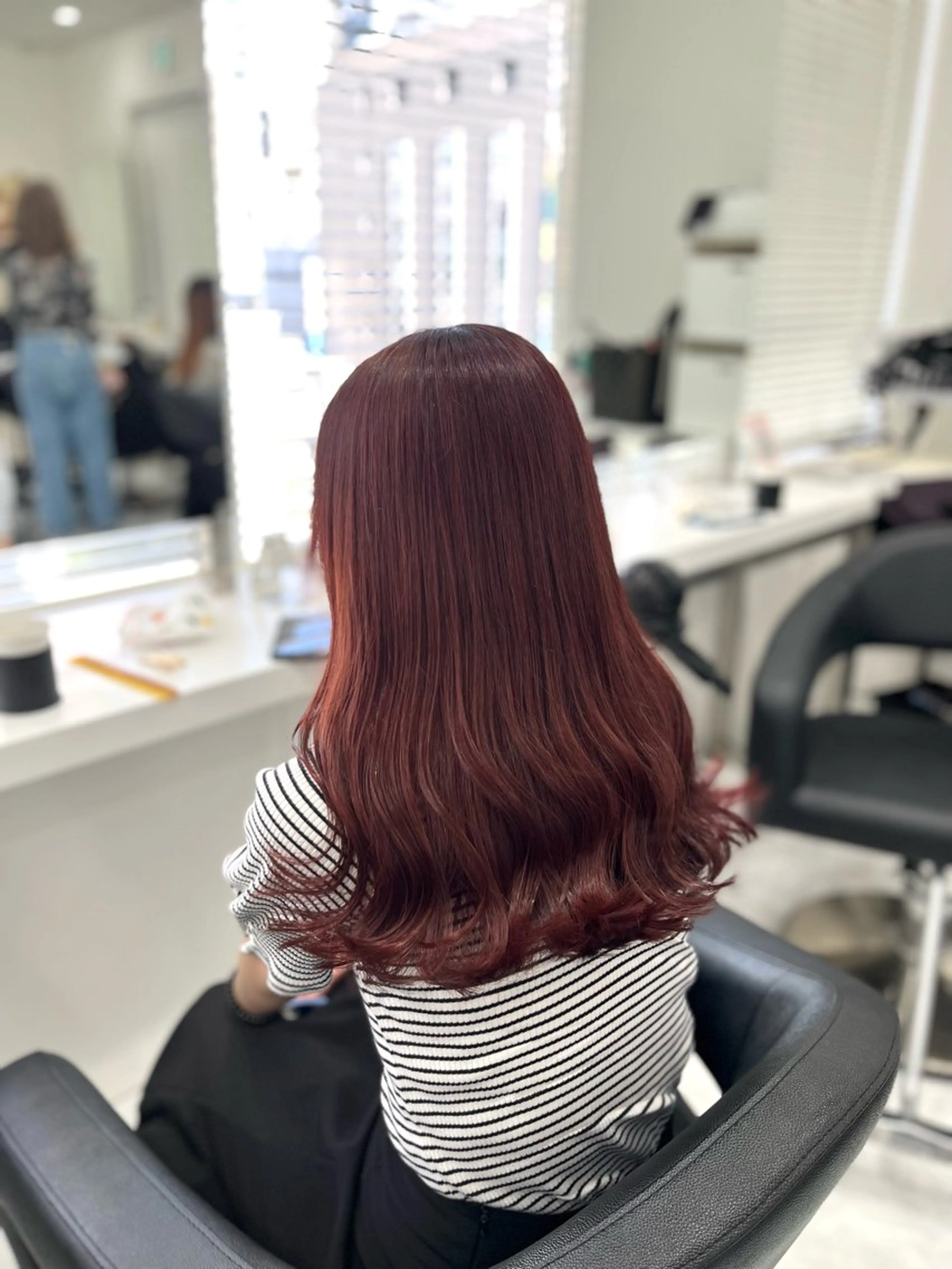 ロング ヘアカラー お洒落暖色 🍒AOI🍒のヘアスタイル