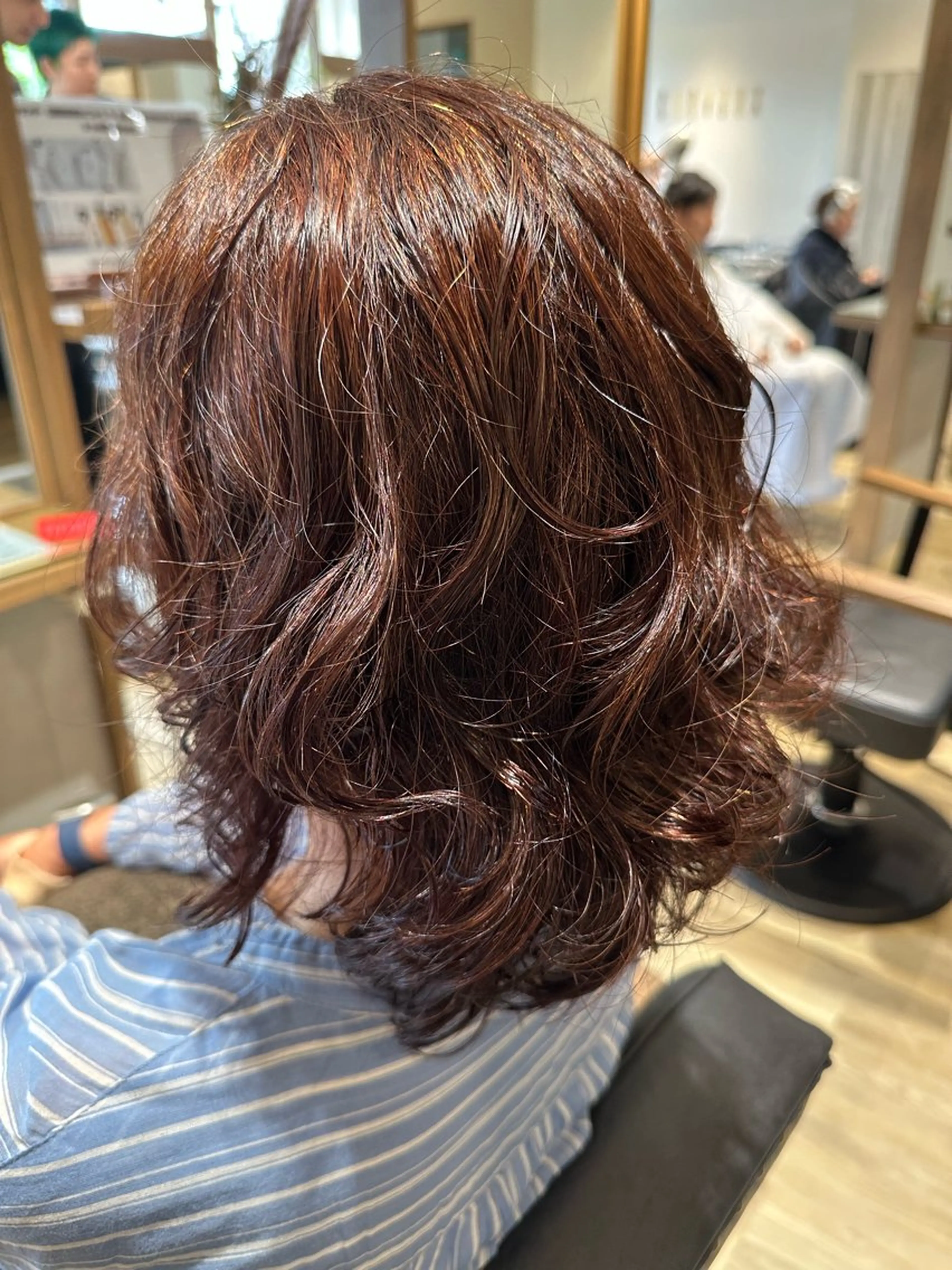 ミディアム パーマ ミディアムパーマ デジタルパーマ シュヴー門前仲町 マサゴのヘアスタイル