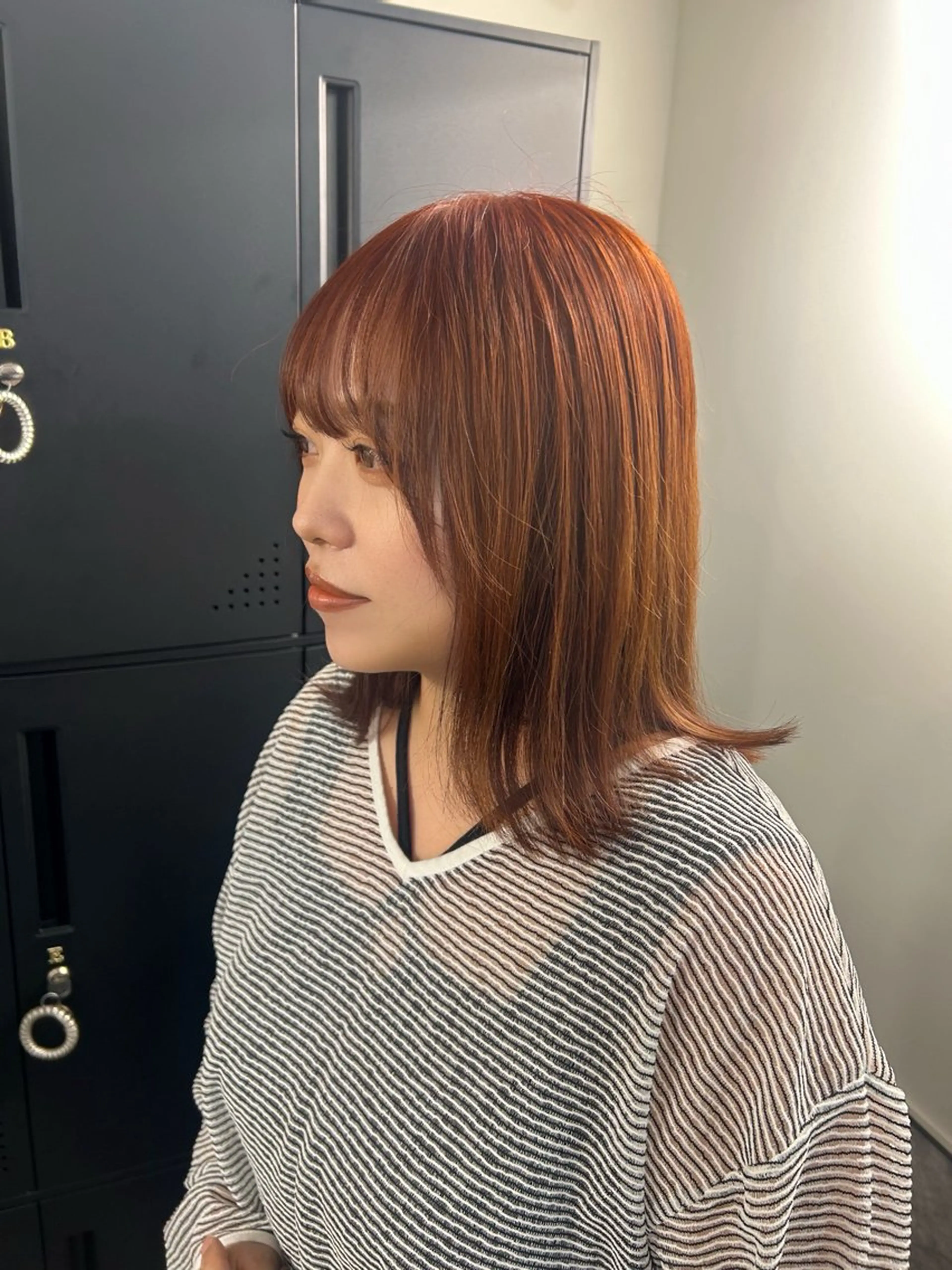 ミディアム カラー Afinar／ ユイカのヘアスタイル